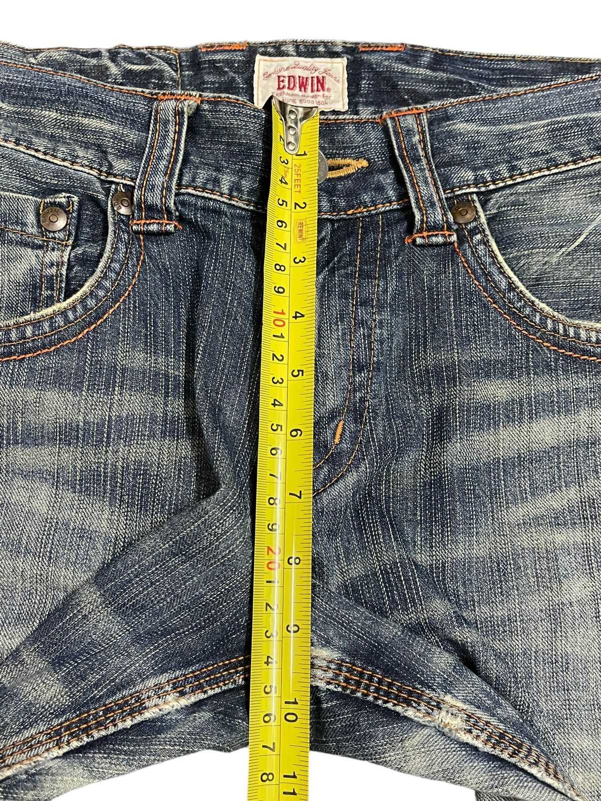 Edwin Edwin XV Exclusive Vintage Blue Faded Wash Baggy Jeans Size US 30 / EU 46 - 15 Thumbnail