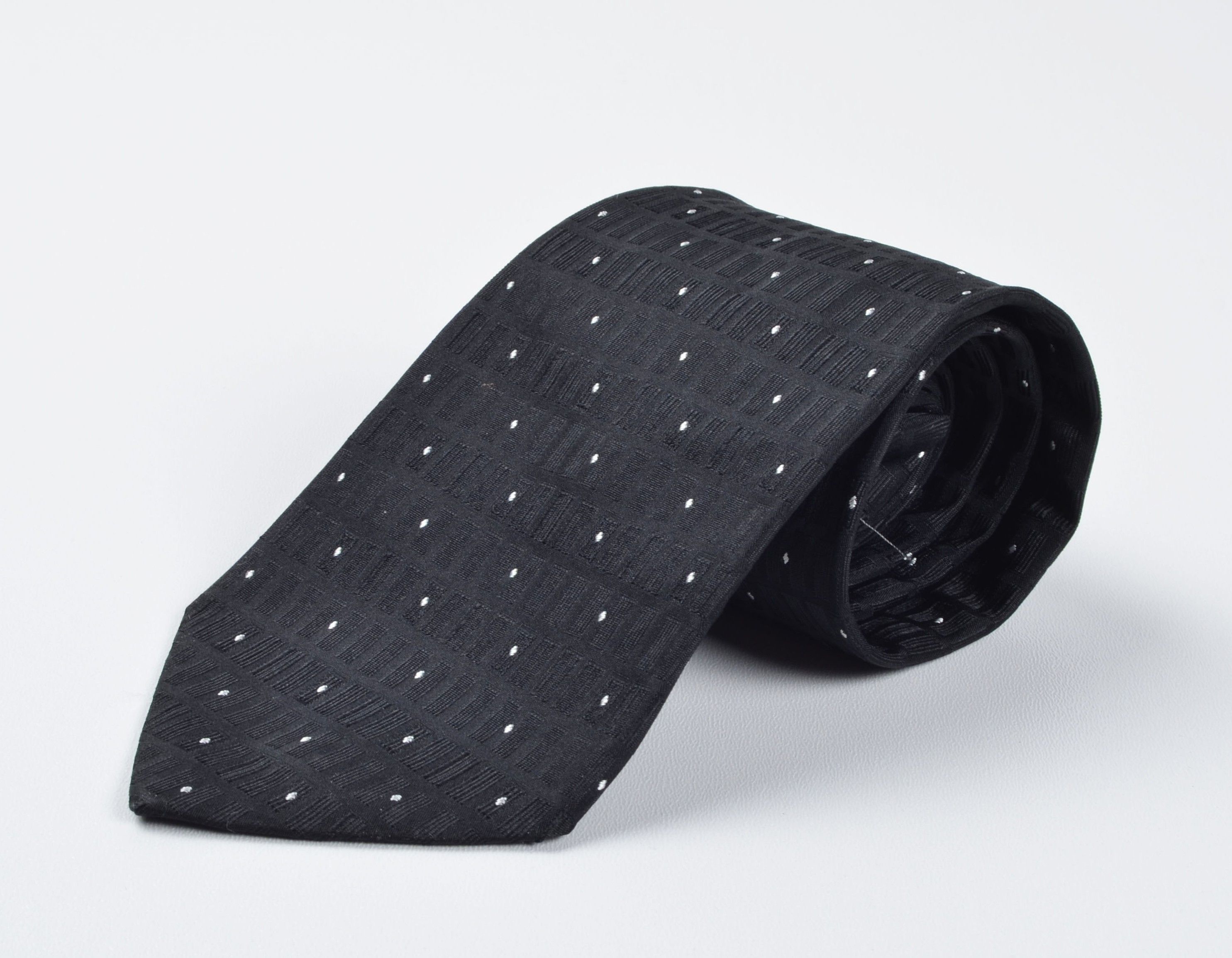 Dolce & Gabbana Dolce & Gabbana Cravatte Silk Micro Dot Pattern Designer Tie Size ONE SIZE - 1 Thumbnail