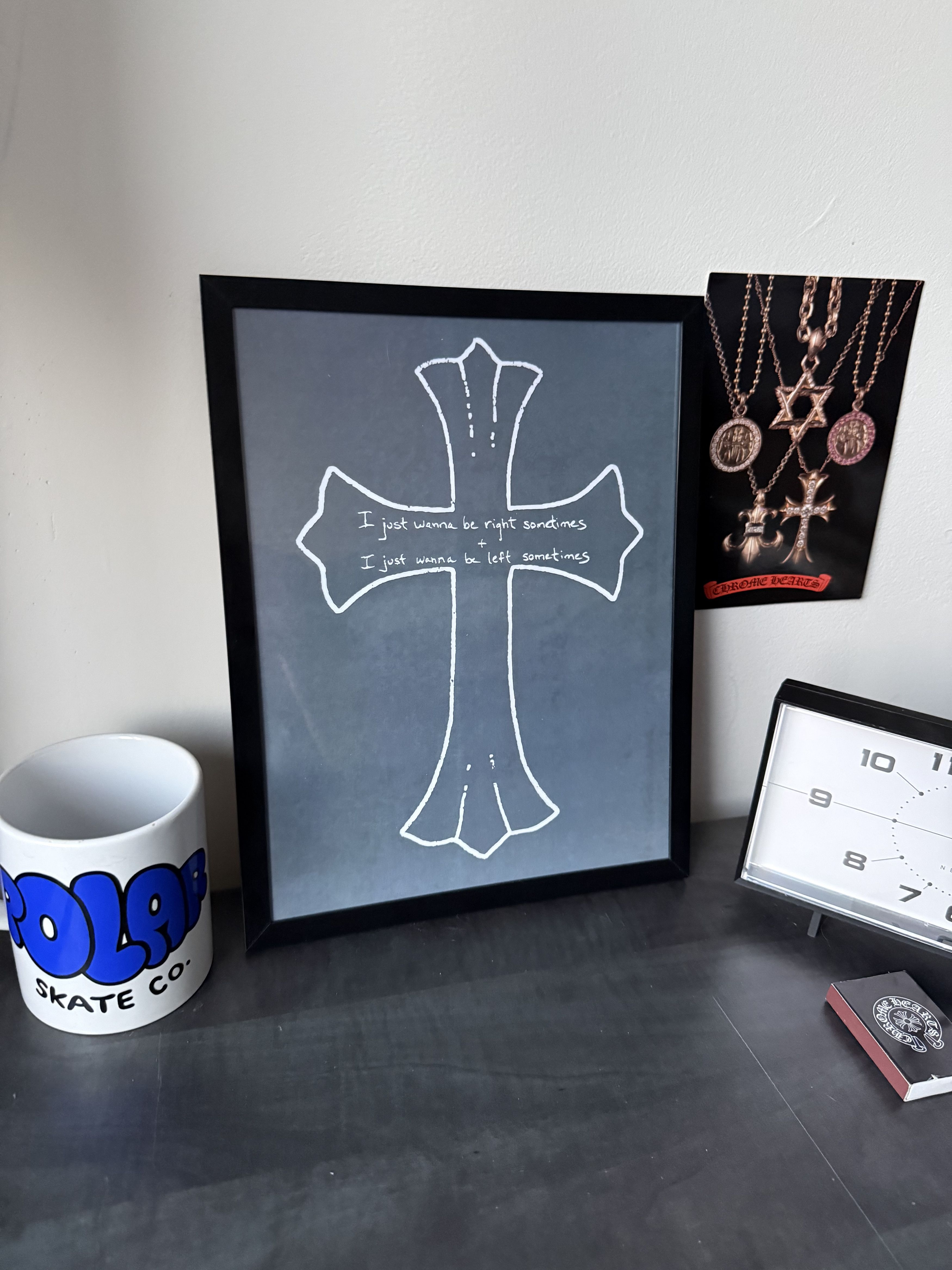 CHROME HEARTS CROSS POSTER