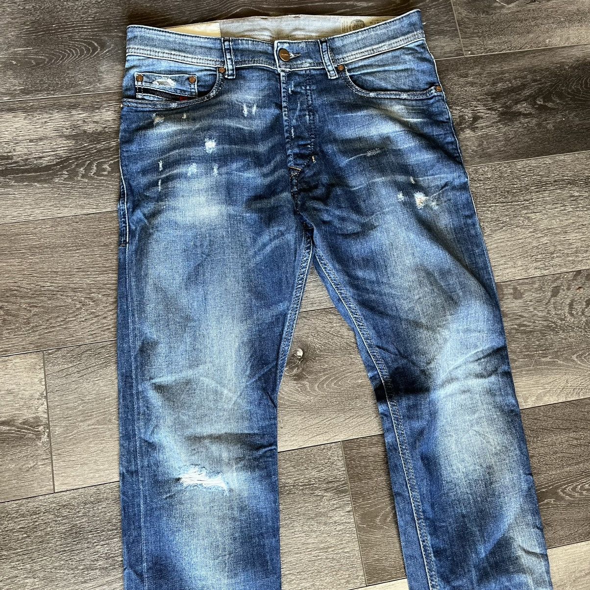 Diesel Vintage Diesel Tepphar Slim Wash Blue Denim Jeans 29x30 Y2K Size US 29 - 7 Thumbnail