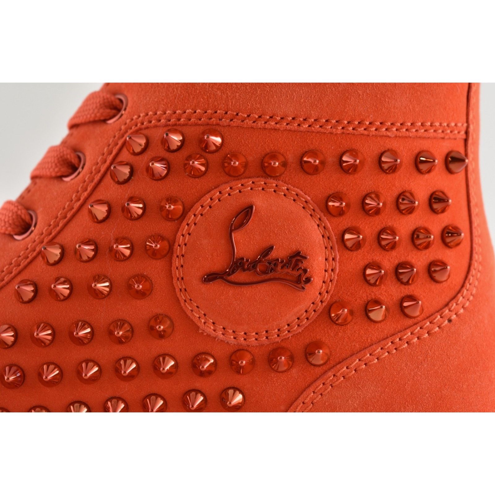 Christian Louboutin Christian Louboutin Louis Flat Spike Tomate Red Orange High Size US 9.5 / EU 42-43 - 9 Thumbnail