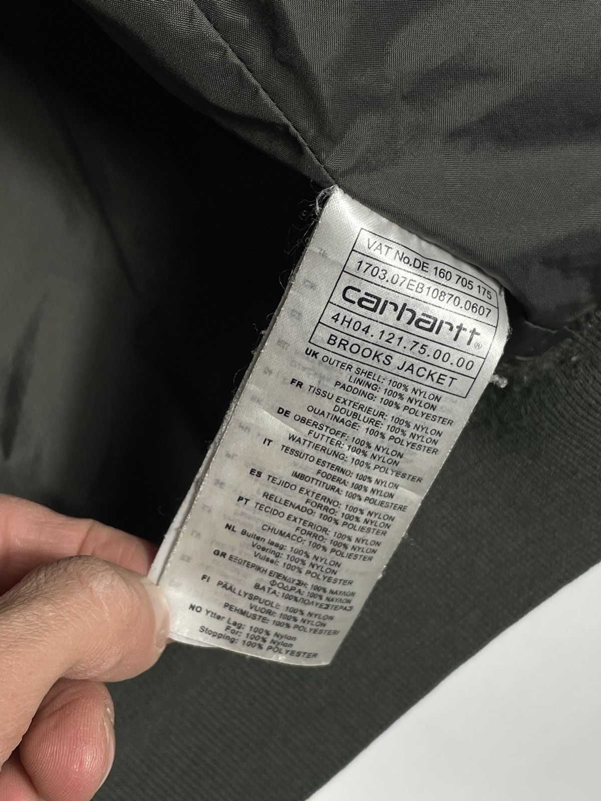 Carhartt × Vintage Carhartt Jacket Zip Bomber Baggy Loose Workers Retro 00s Size US L / EU 52-54 / 3 - 10 Thumbnail