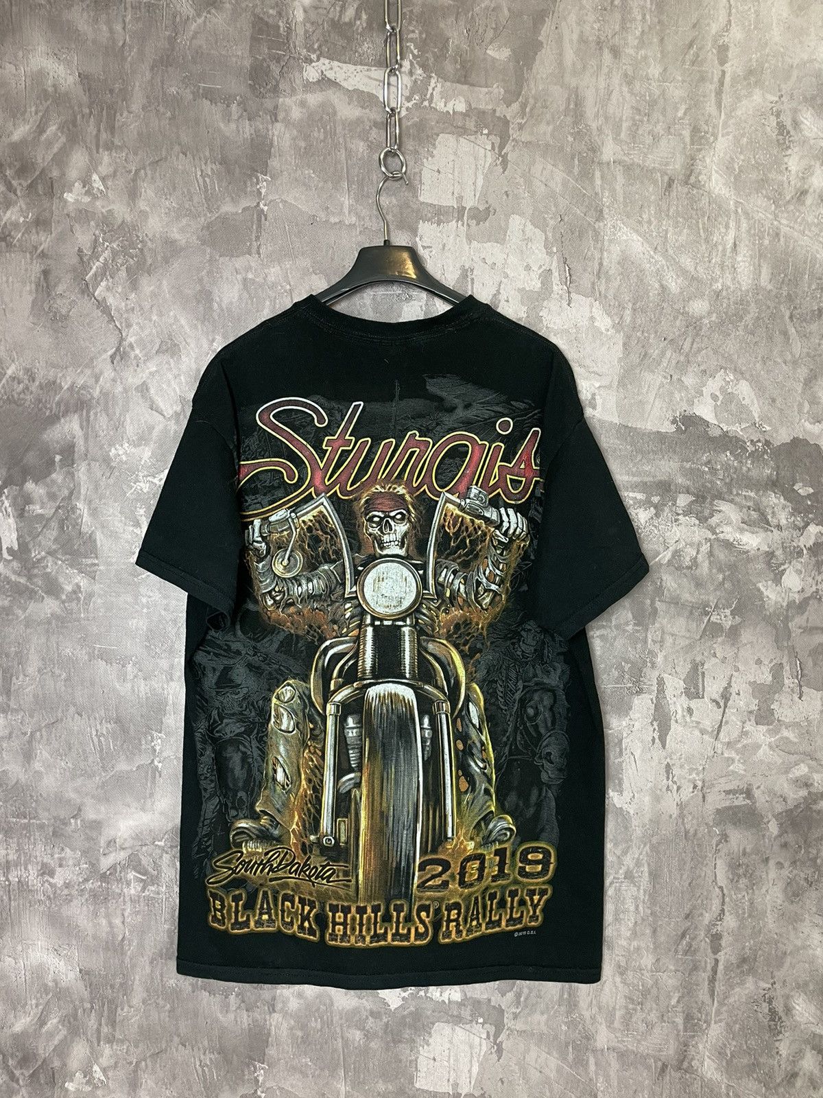 Band Tees × West Coast Choppers Vintage Sturgis Black Hills Rally 2019 T Shirt Size US L / EU 52-54 / 3 - 9 Thumbnail