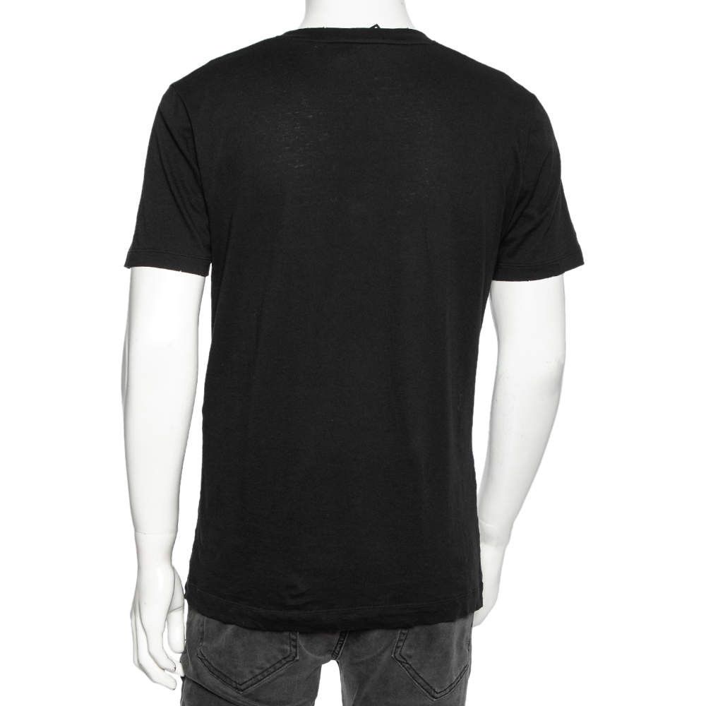 Gucci Gucci Vintage GG Logo Black Short Sleeve T-Shirt Size US XL / EU 56 / 4 - 3 Thumbnail