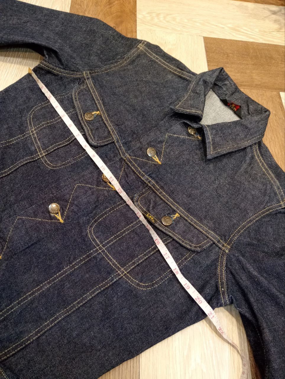 LEE RIDERS UNION MADE SANFORIZED BLUE DENIM JACKET - SIZE 40