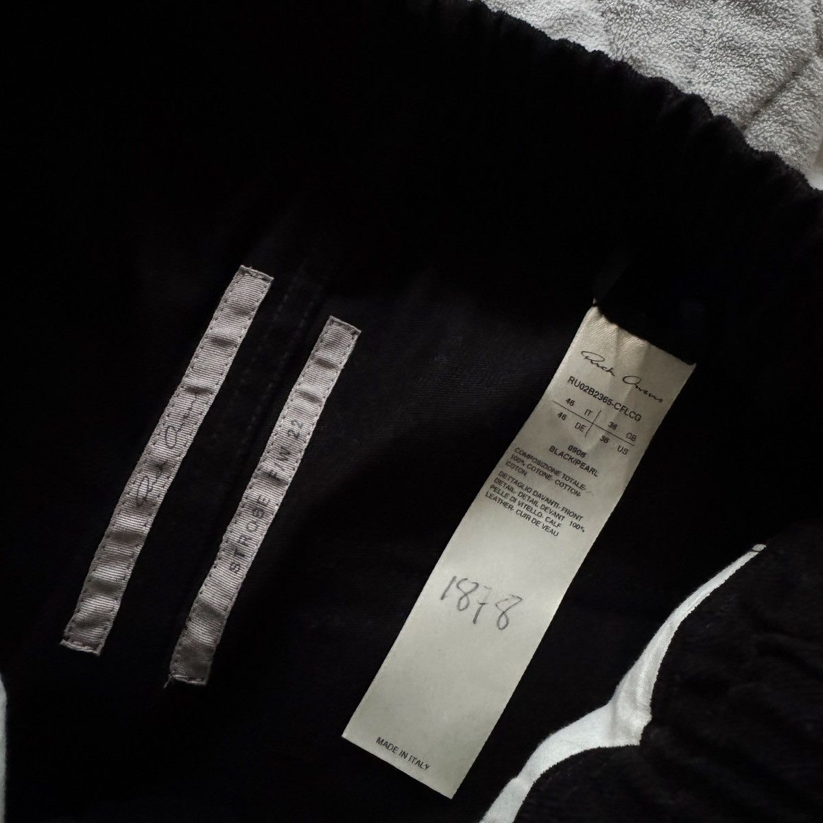 Rick Owens Rick Owen Geth Belas Leather-paneled Pants Size US 32 / EU 48 - 7 Thumbnail