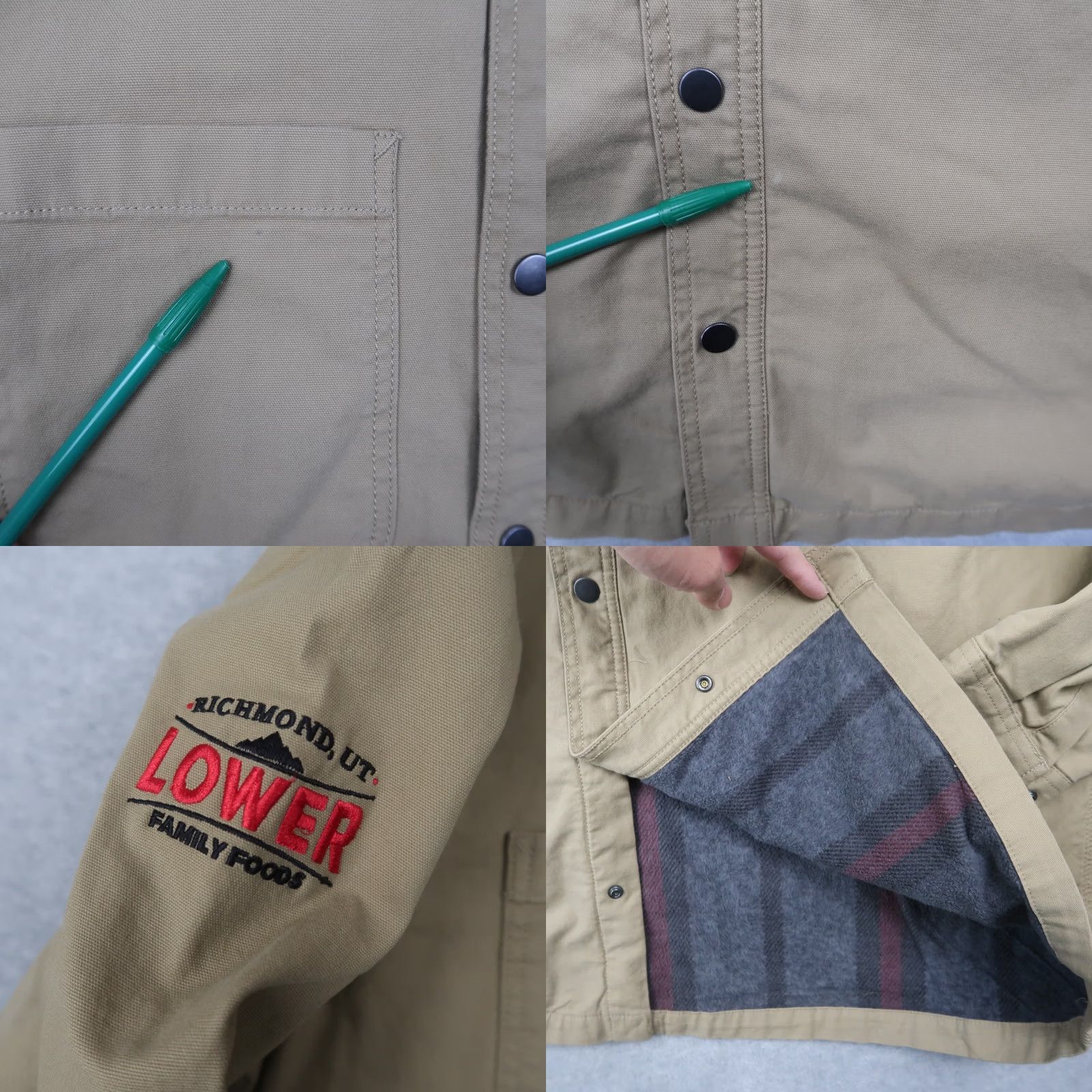 Carhartt Carhartt Jacket Shirt Lined Rugged Flex Fleece XL Khaki Shirt Jacket Mens XL Khaki Size US XL / EU 56 / 4 - 8 Thumbnail
