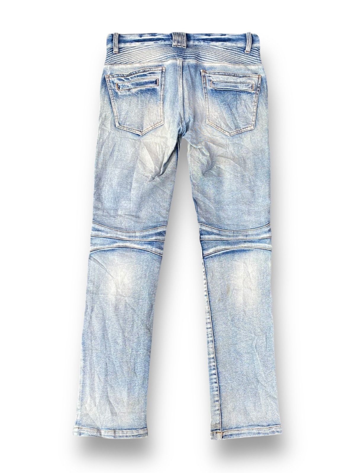 If Six Was Nine × Le Grande Bleu (L.G.B.) × Tornado Mart Vintage In The Attic Rock Revival Jeans. #D8 Size US 32 / EU 48 - 4 Thumbnail