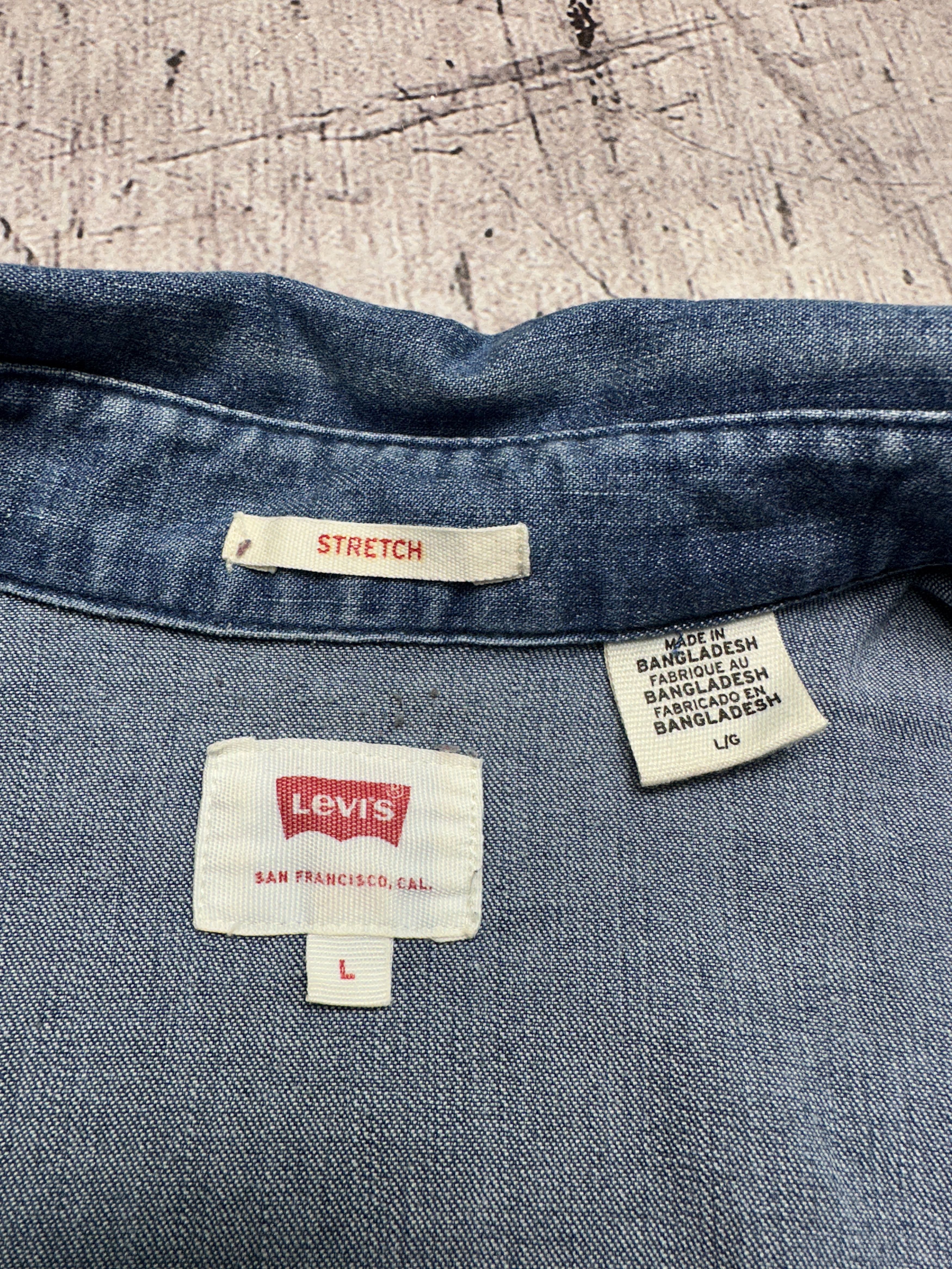 Levi's × Levi's Vintage Clothing Levi's Vintage Mens Denim Shirt Size US L / EU 52-54 / 3 - 5 Thumbnail
