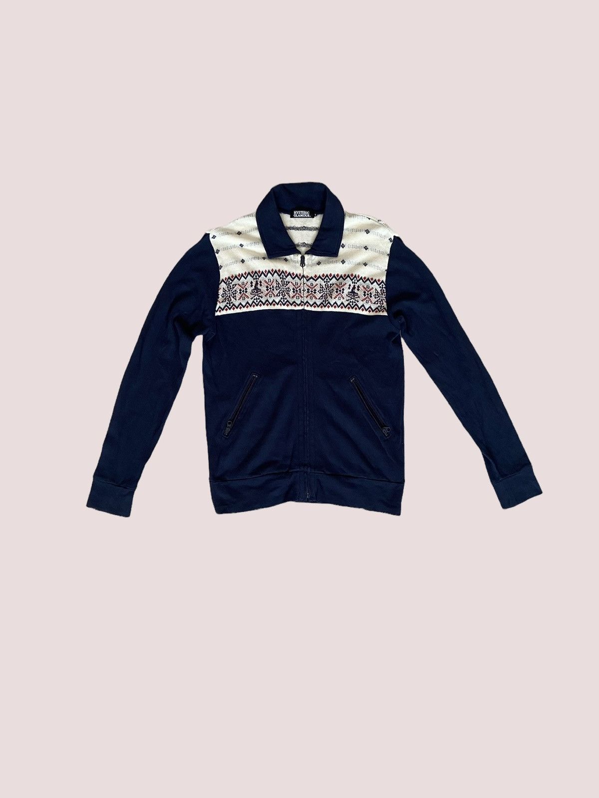 Hysteric Glamour Hysteric Glamour Nordic Zip Up Sweater Size US L / EU 52-54 / 3 - 1 Thumbnail