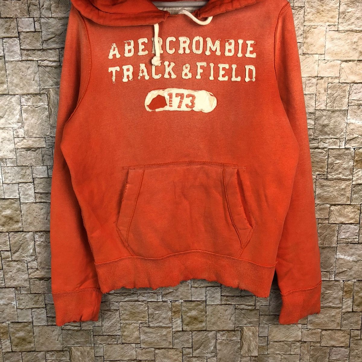 Abercrombie & Fitch Abercrombie Track & Field Orange Hoodie #A876 Size US M / EU 48-50 / 2 - 3 Thumbnail