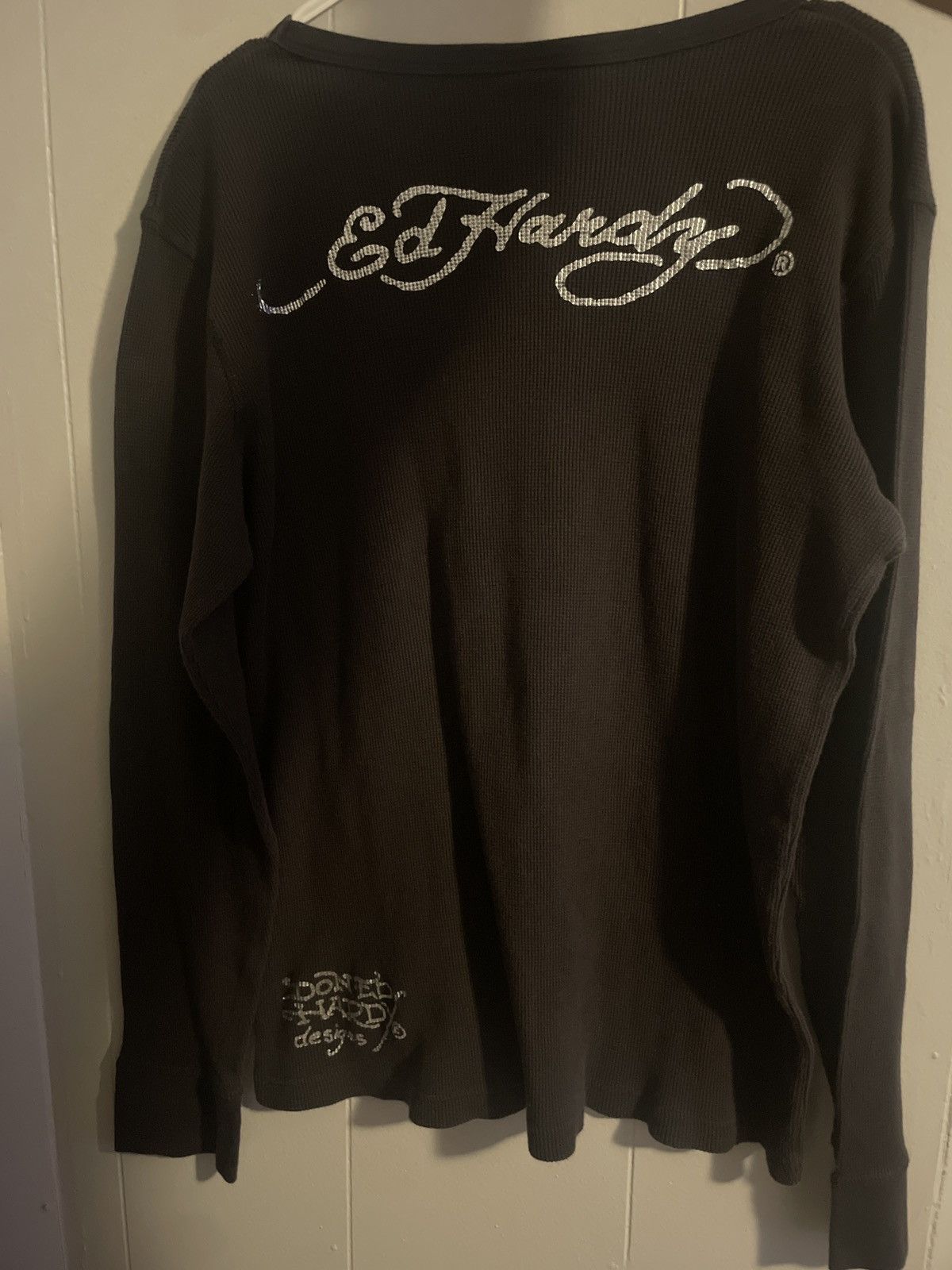 Ed Hardy Ed Hardy rhinestone rare long sleeve. Size US XL / EU 56 / 4 - 4 Thumbnail