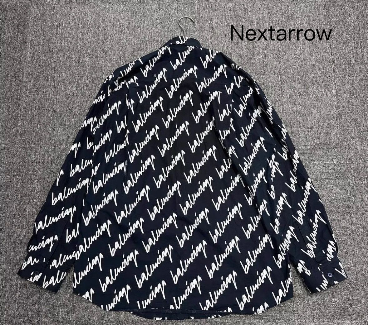 Balenciaga Balenciaga's hastily written printed shirt2412-Nextarrow Size US S / EU 44-46 / 1 - 2 Thumbnail