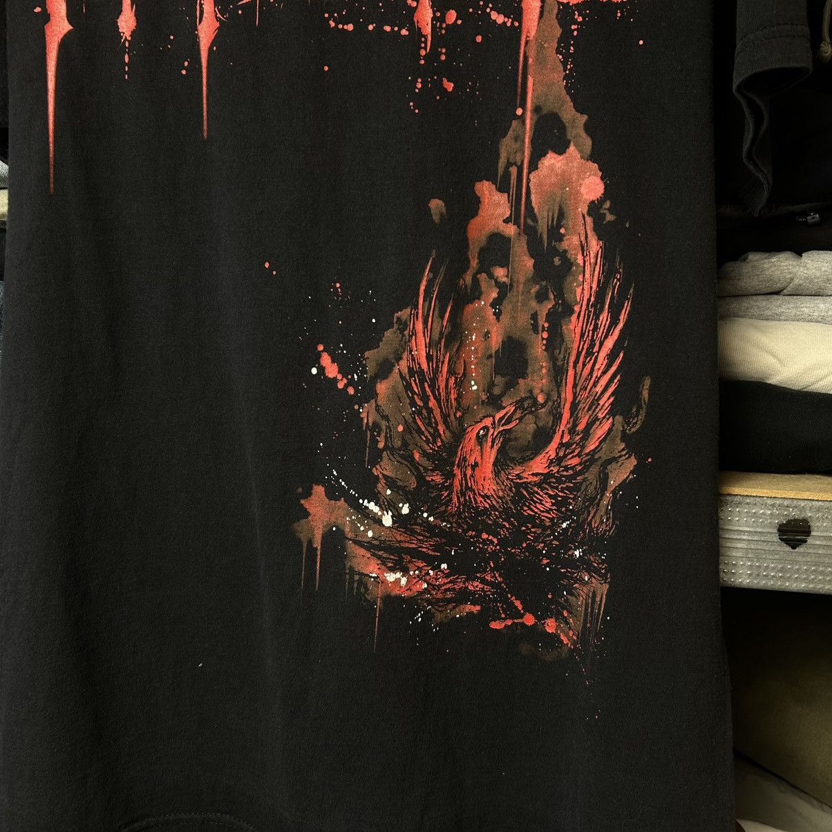 Band Tees Vintage In Flames Big Graphic Logo 2000’s rock band tee Size US M / EU 48-50 / 2 - 3 Thumbnail