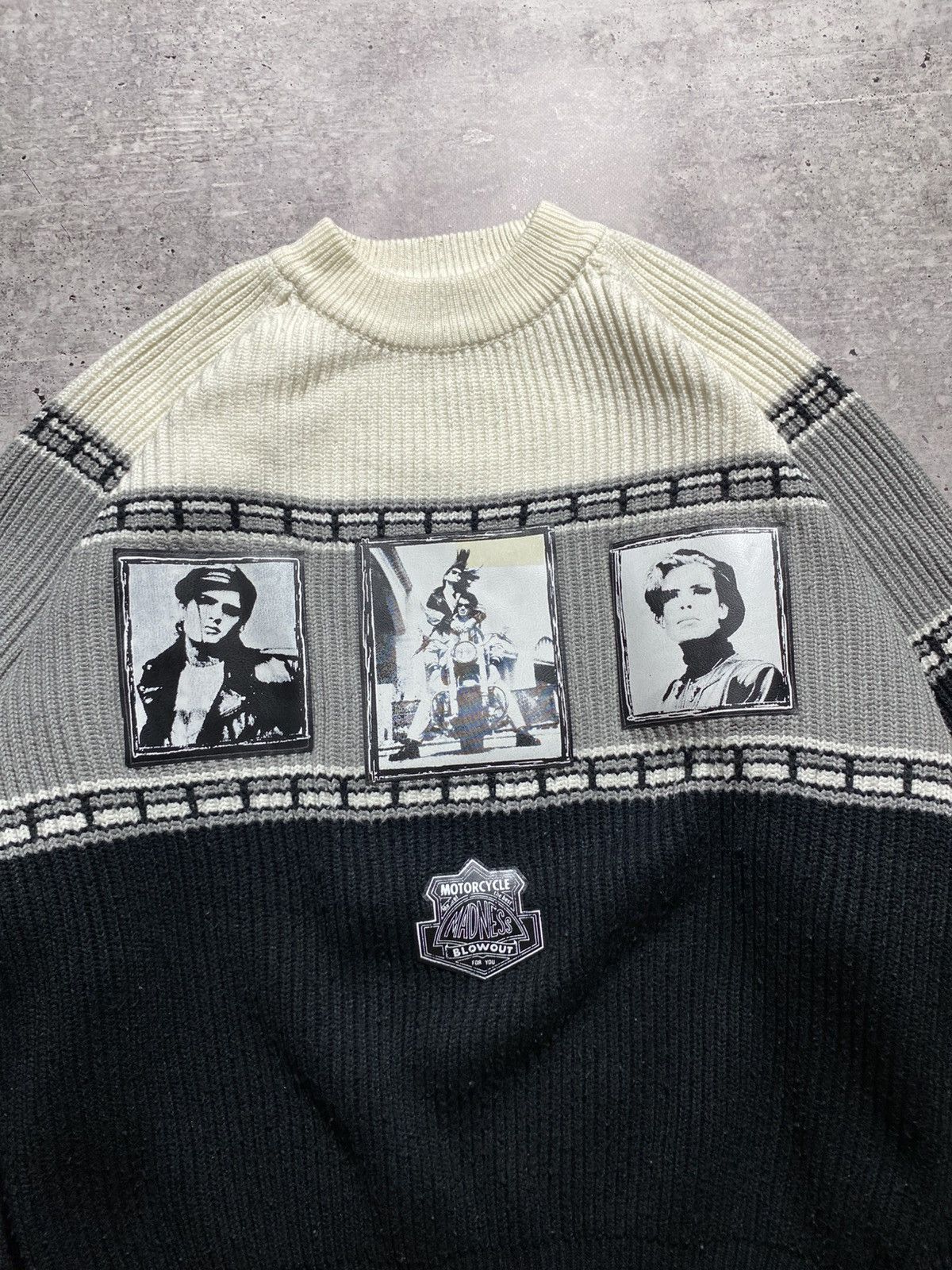 Harley Davidson × Vintage Motorcycle Blowout vintage sweater Size US M / EU 48-50 / 2 - 6 Thumbnail