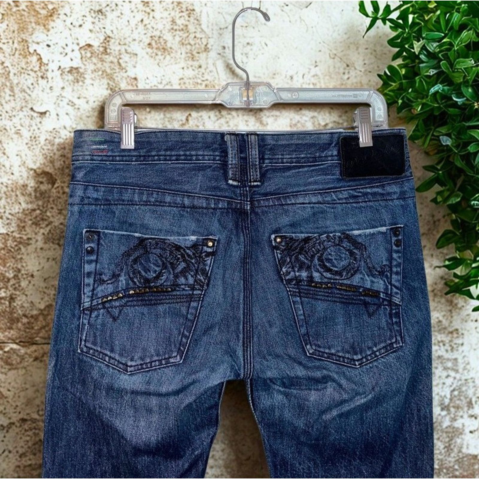 Diesel Diesel Timmen 008GE Jeans W31 L34 Button Fly Straight Fit Size US 31 - 6 Thumbnail