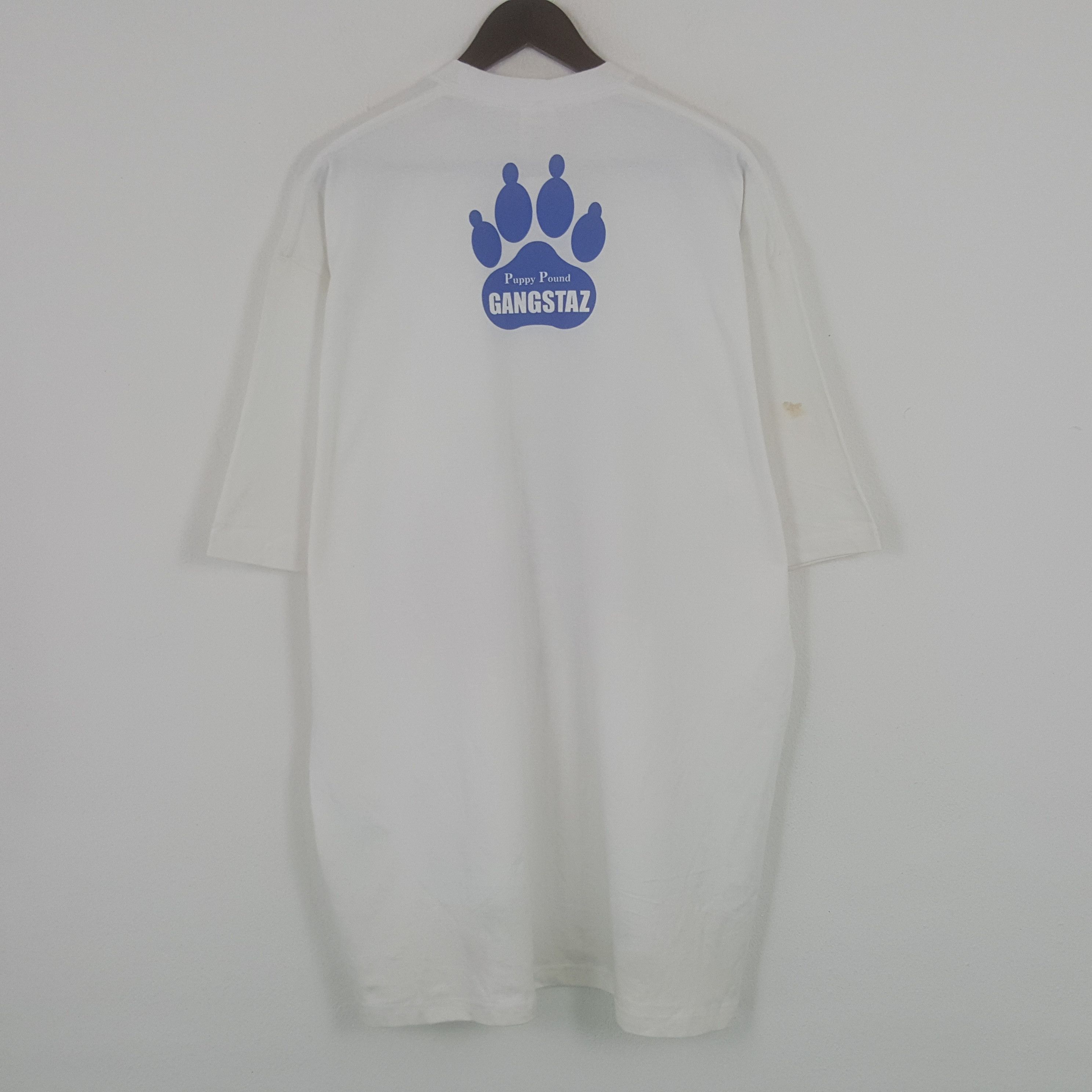 Vintage Vintage DPG Puppy Pound Gangstaz Tshirt Size US XXL / EU 58 / 5 - 3 Thumbnail