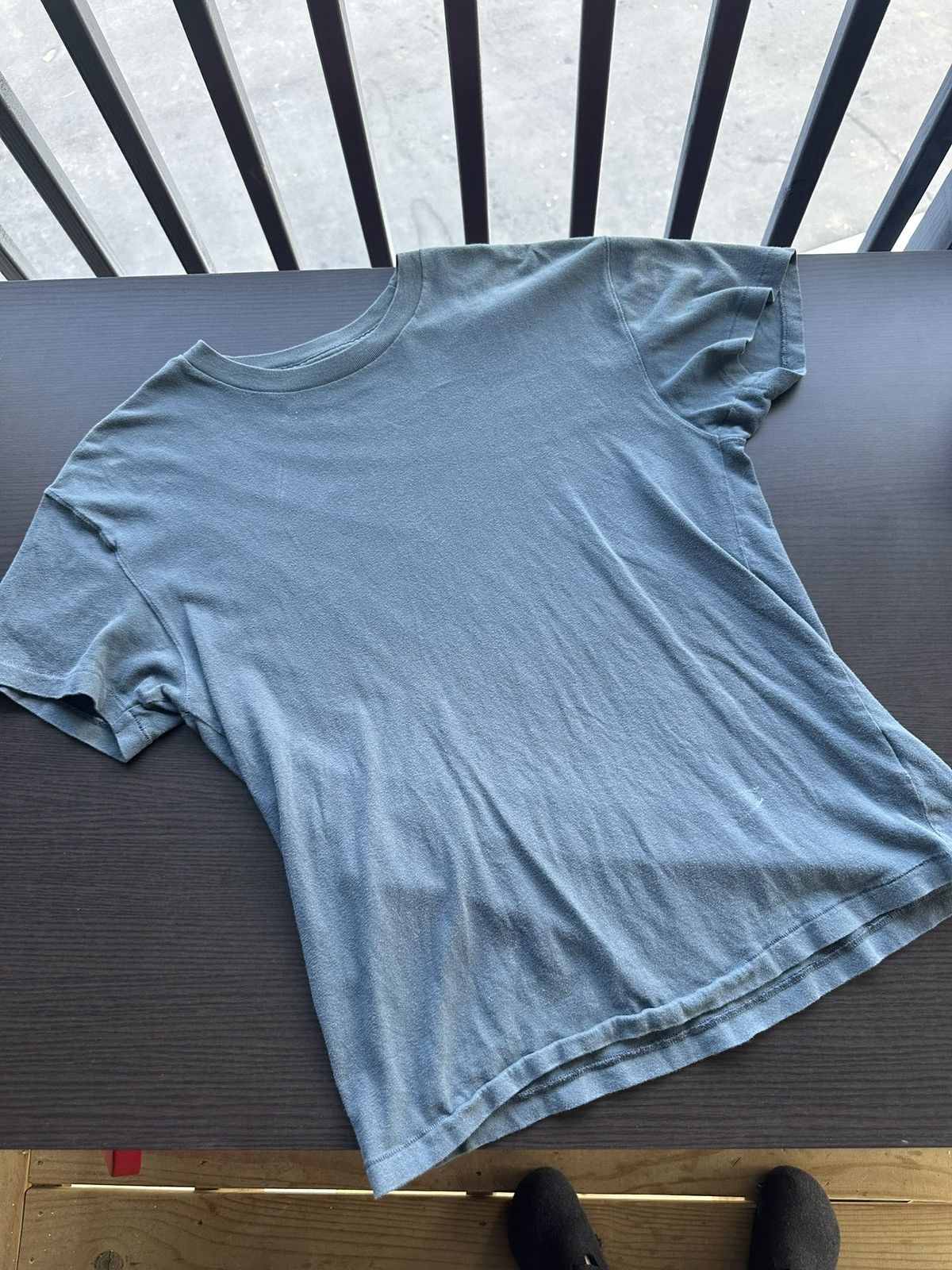 Abercrombie & Fitch Mens Abercrombie and Fitch Basic Blank Tee Shirt Size M Blue Size US M / EU 48-50 / 2 - 1 Thumbnail