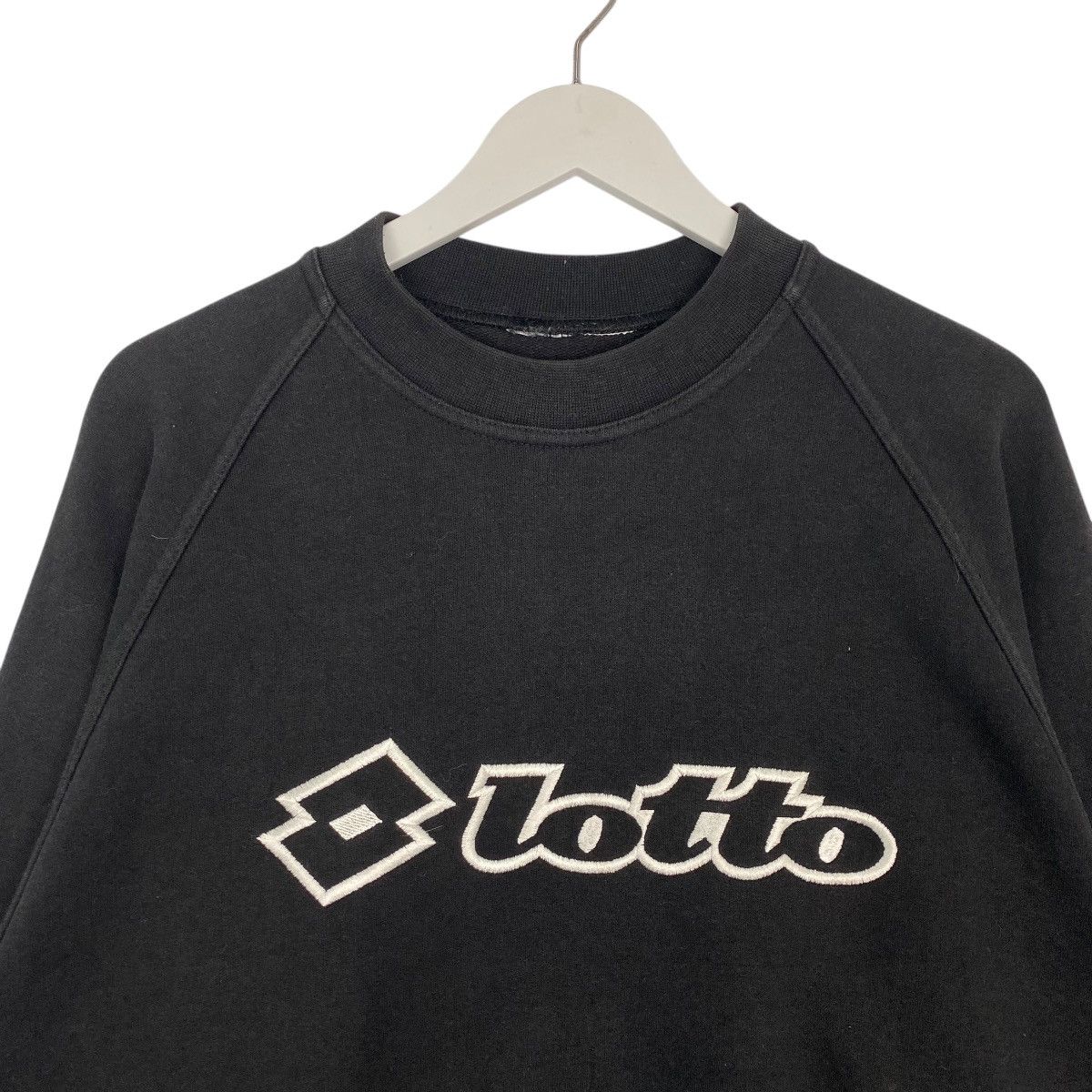 Vintage Vintage Lotto Sweatshirt Crewneck Black Big Logo Size L Size US L / EU 52-54 / 3 - 4 Thumbnail