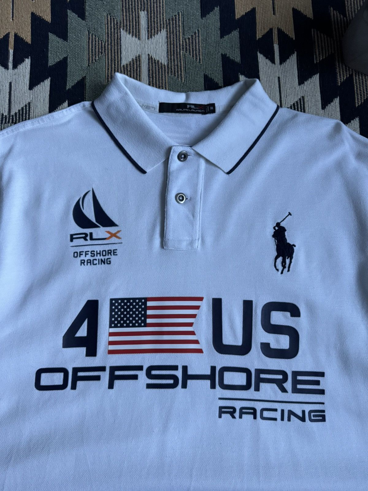 Polo Ralph Lauren Polo Ralph Lauren RLX Offshore Racing USA T-shirt Size US XXL / EU 58 / 5 - 5 Thumbnail