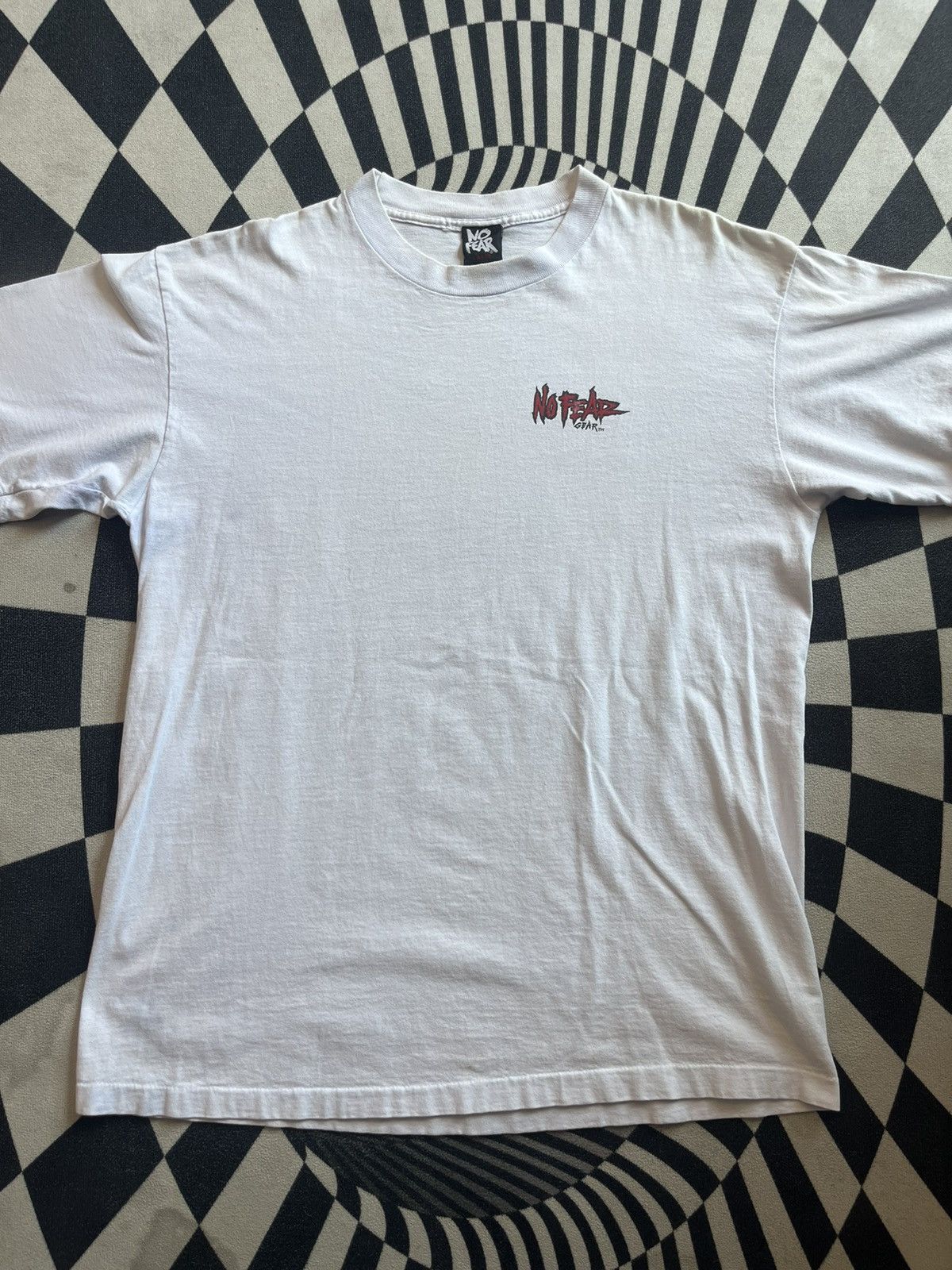 No Fear Vintage NOFEAR Pussy Chicken 93’s BAAGOE Tshirt Size US L / EU 52-54 / 3 - 4 Thumbnail