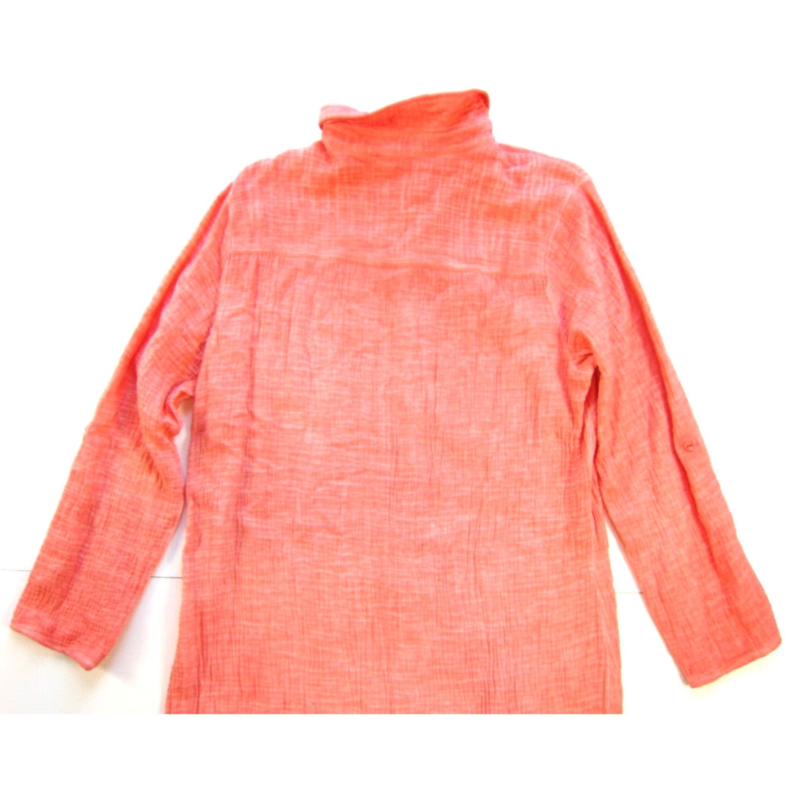 Vintage Tribal Jeans Orange Cotton Gauze Tie Dye Long Sleeve Button Down Shirt Dress M Size M / US 6-8 / IT 42-44 - 5 Thumbnail