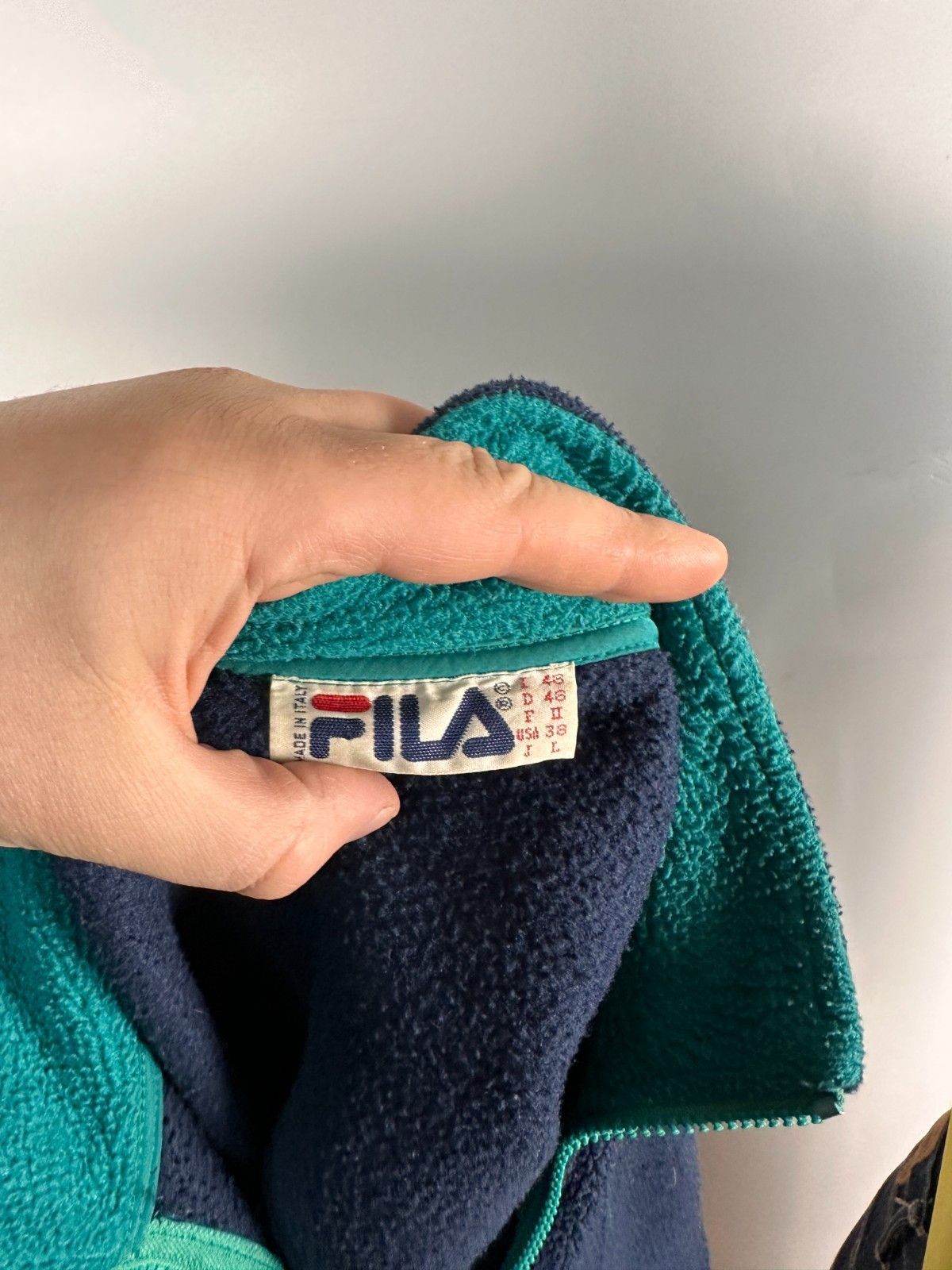 Fila Fila Magic Line Quarter Zip Fleece Sweatshirt Navy Size S Size US S / EU 44-46 / 1 - 8 Thumbnail