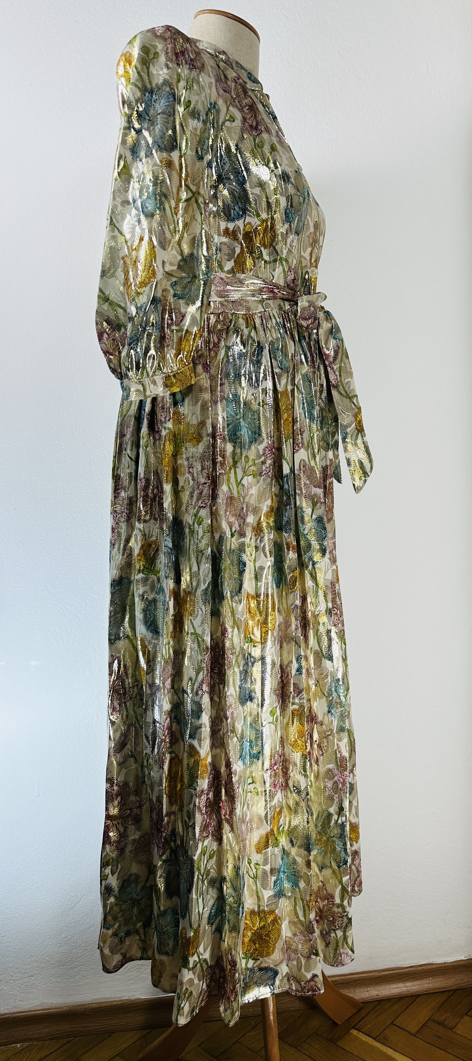 Designer Hayley Menzies silk dress maxi Size M / US 6-8 / IT 42-44 - 4 Thumbnail