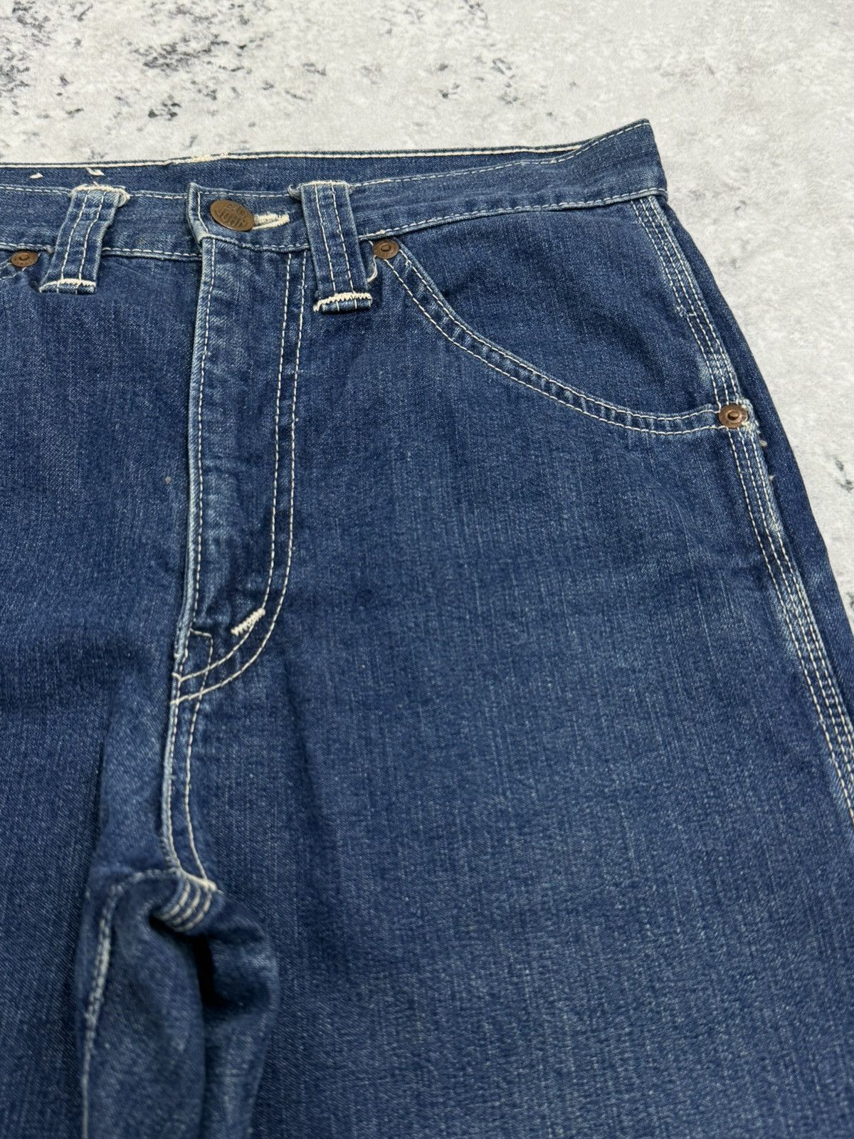 Vintage Vintage Japan BIG JOHN Carpenter World Workers Denim Size US 26 / EU 42 - 5 Thumbnail