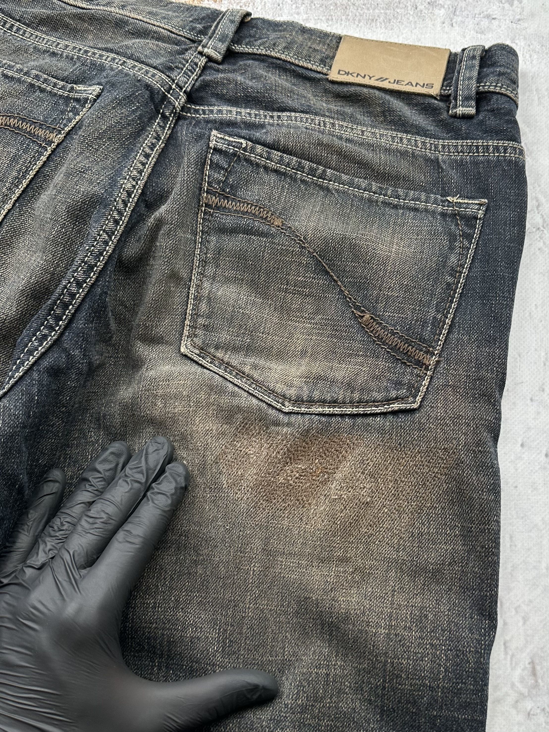 DKNY DKNY Vintage Faded Baggy Jeans A570(213) Size US 32 / EU 48 - 10 Thumbnail