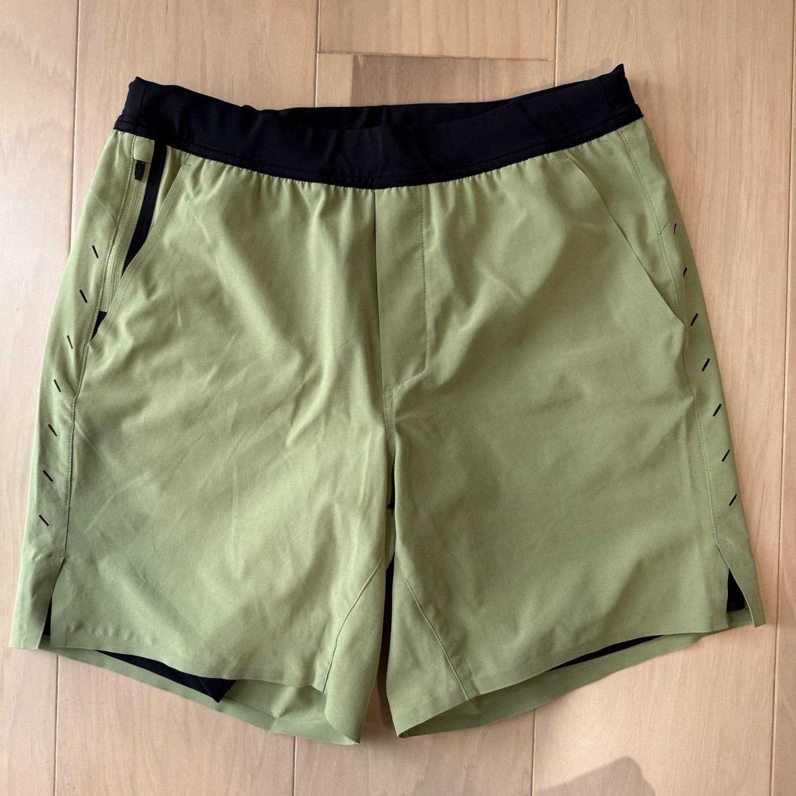 Ten Thousand Ten Thousand Interval Shorts Medium Green Workout Comfy Size US 29 - 3 Thumbnail