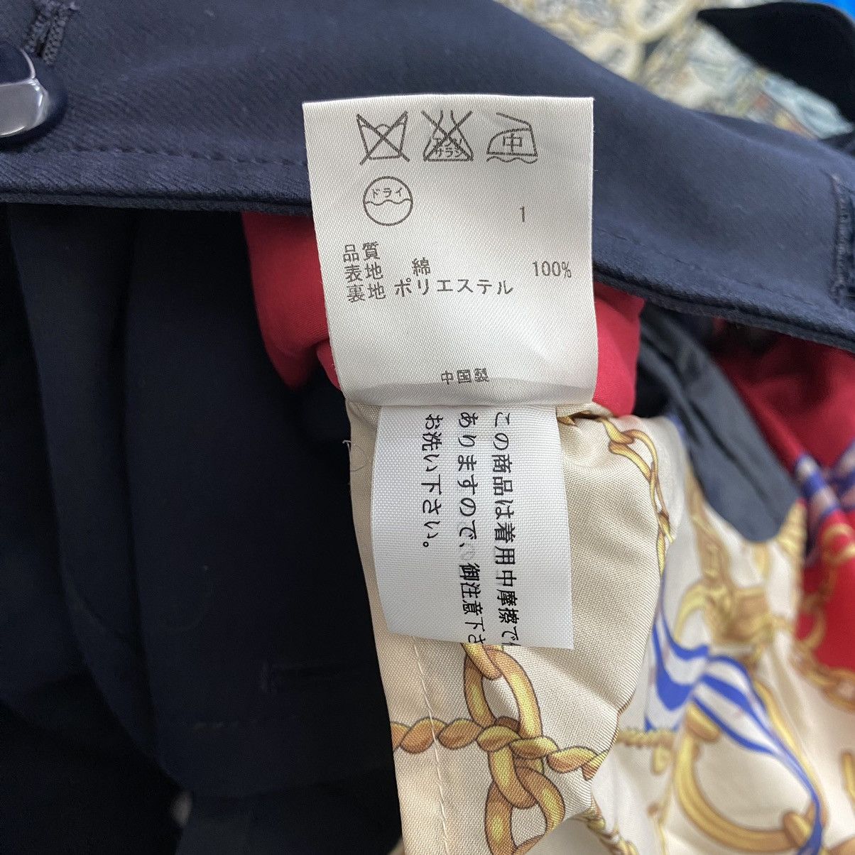 Japanese Brand × Vintage Vintage KUMIKYOKU Japanese Designer Navy Trench Coat Parka Size US M / EU 48-50 / 2 - 6 Thumbnail