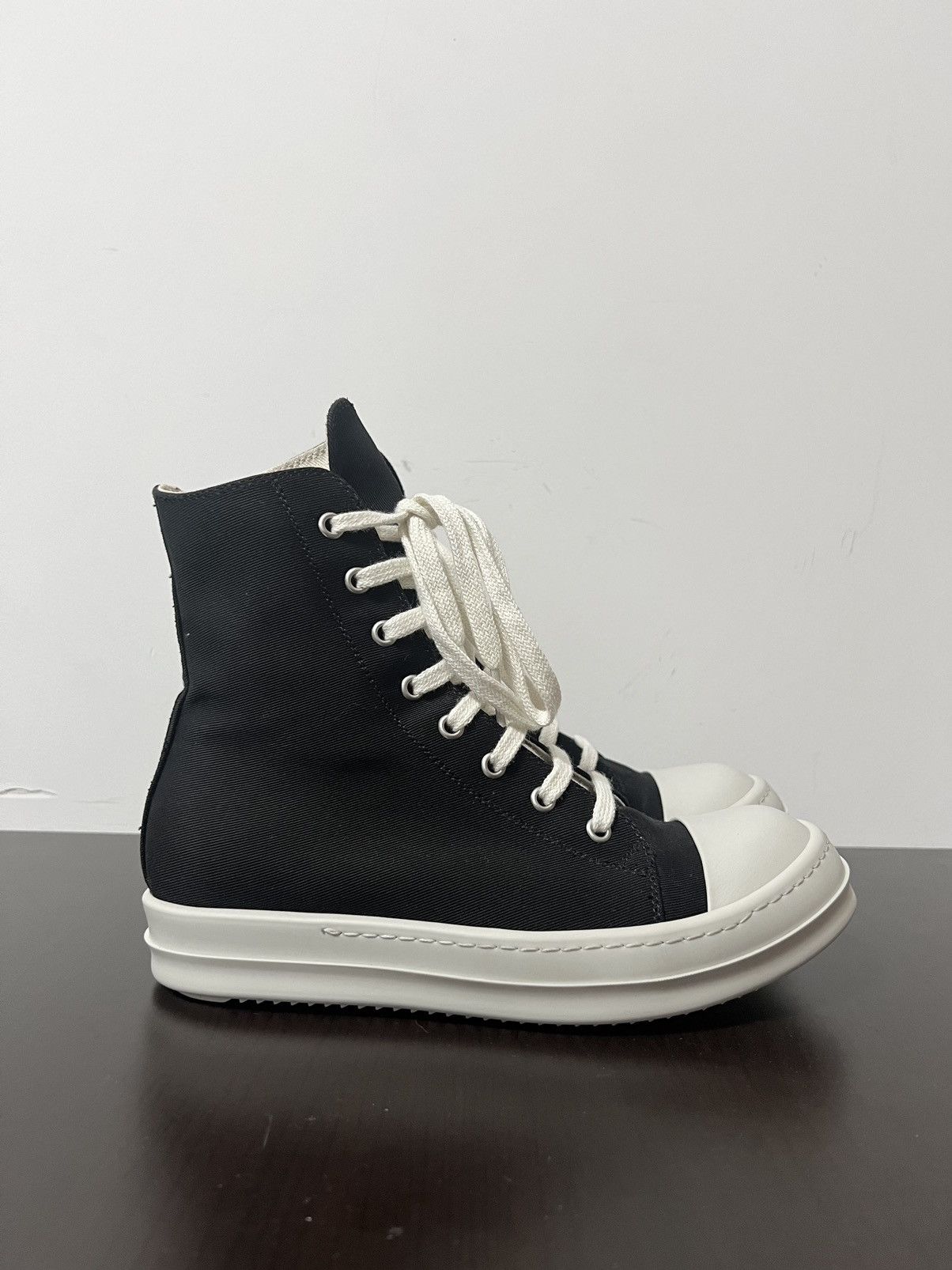 Rick Owens Drkshdw Rick owens ramones drkshdw high top sneakers sz37.5 Size US 7.5 / IT 37.5 - 4 Thumbnail