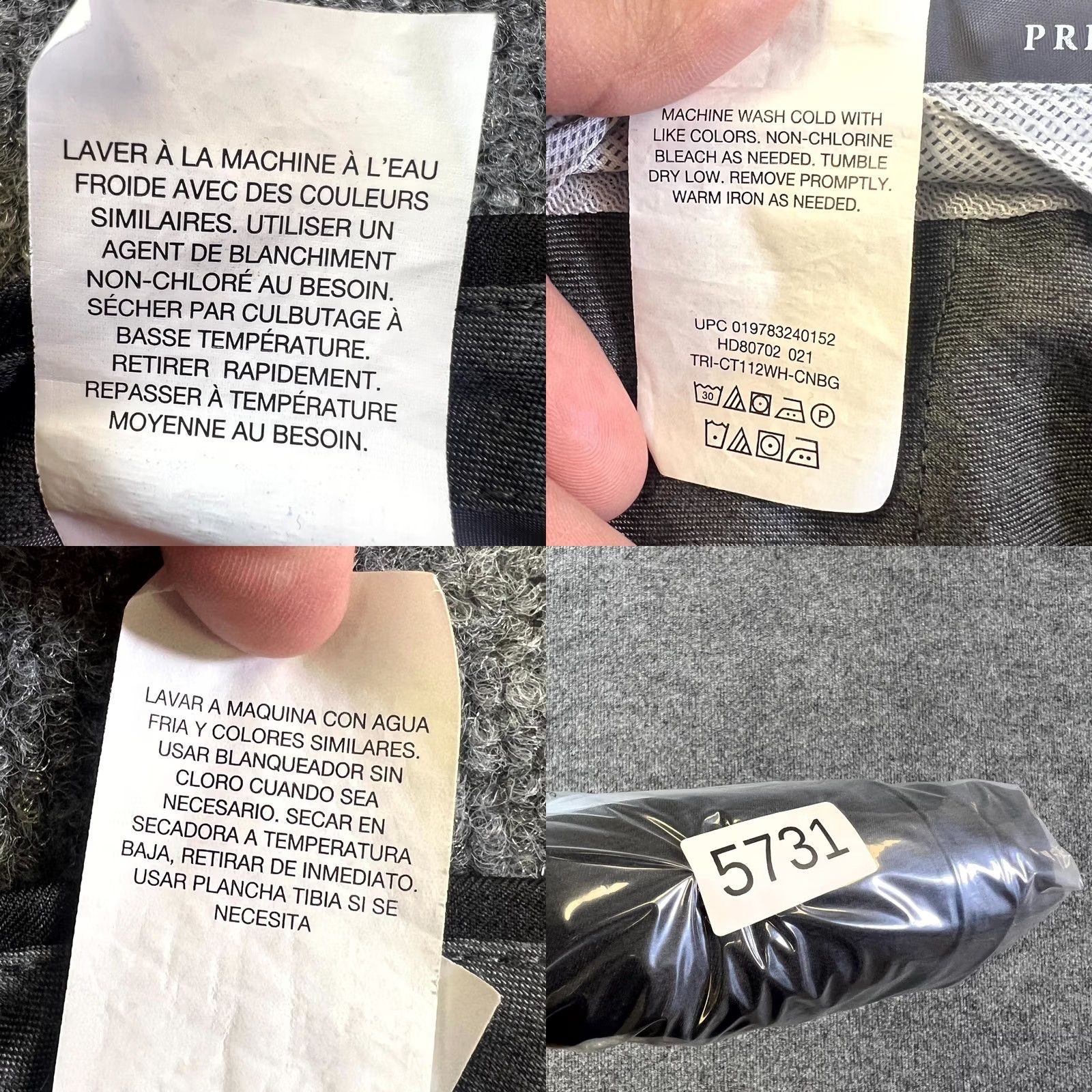 Haggar Haggar Dress Pants Mens 30x30 Dark Gray Slim Comfort Flat Front Business Dress Pants Size US 30 / EU 46 - 8 Thumbnail