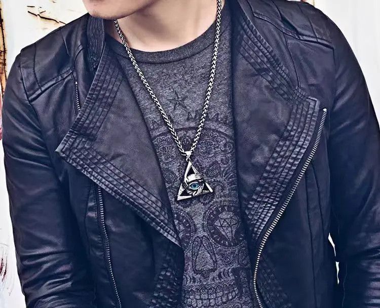 Designer × Japanese Brand × Vintage Vintage Hip Hop Omniscient Eye Necklace Size ONE SIZE - 2 Thumbnail