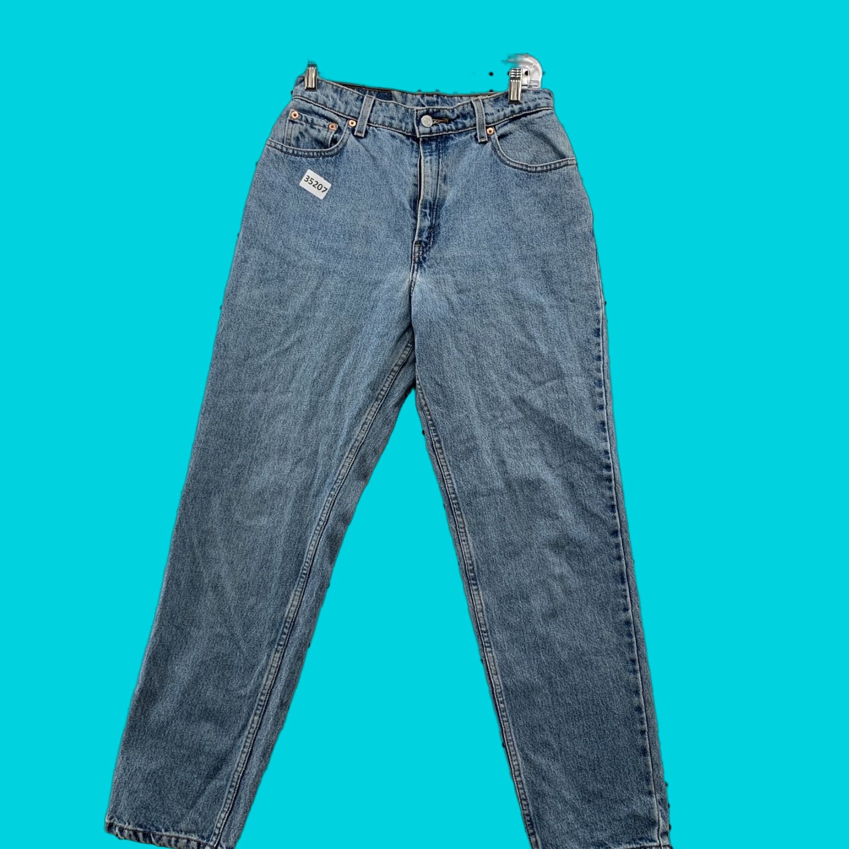 Levi's VINTAGE Levi's 550 Jeans Women 10 Blue Denim Relaxed Tapered 29x30 90s Size 32" / US 10 / IT 46 - 1 Thumbnail
