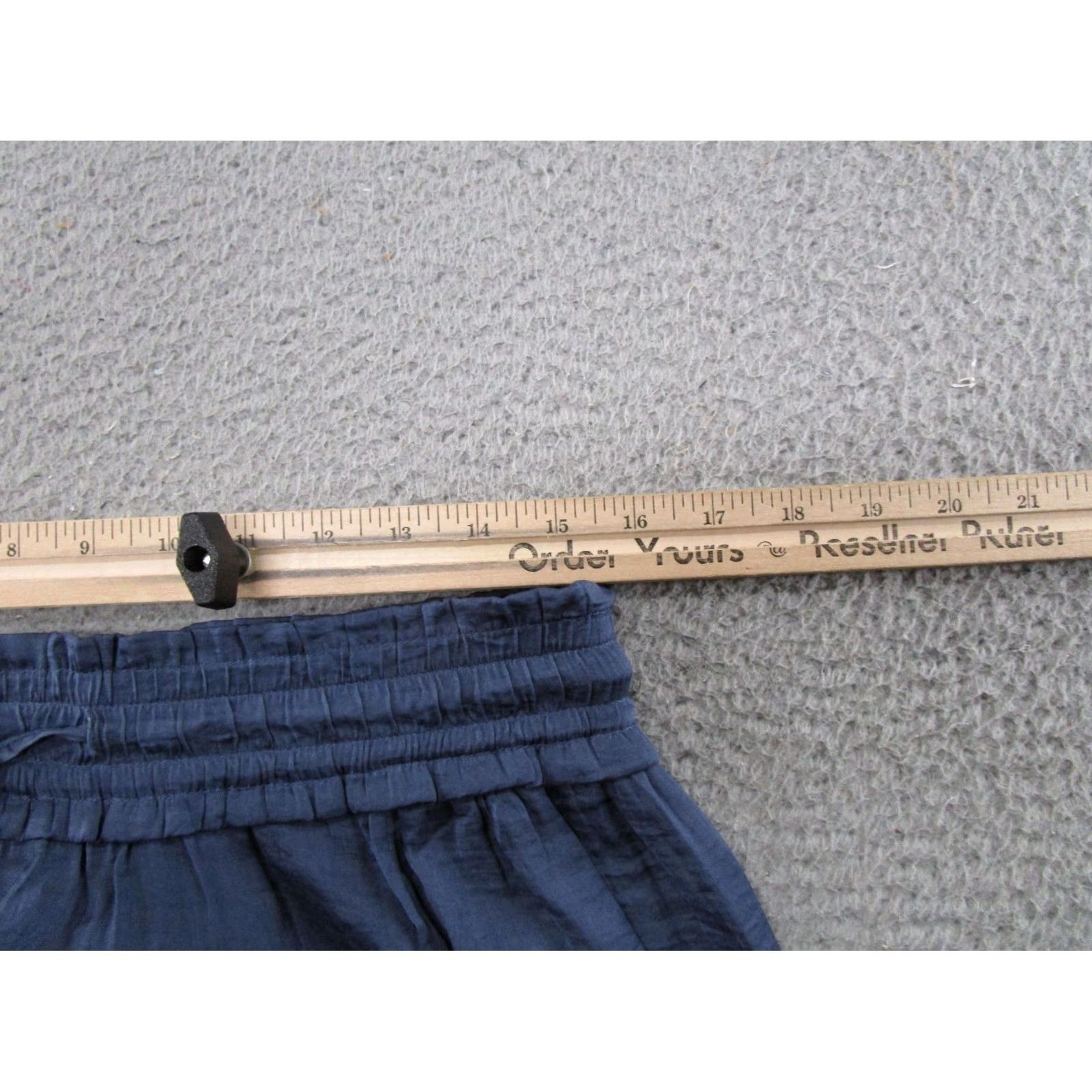Vintage Hem & Thread Skirt A-Line Elastic Waist Maxi Boho Blues Animal Print Size L Womens Size 36" / US 14 / IT 50 - 4 Thumbnail
