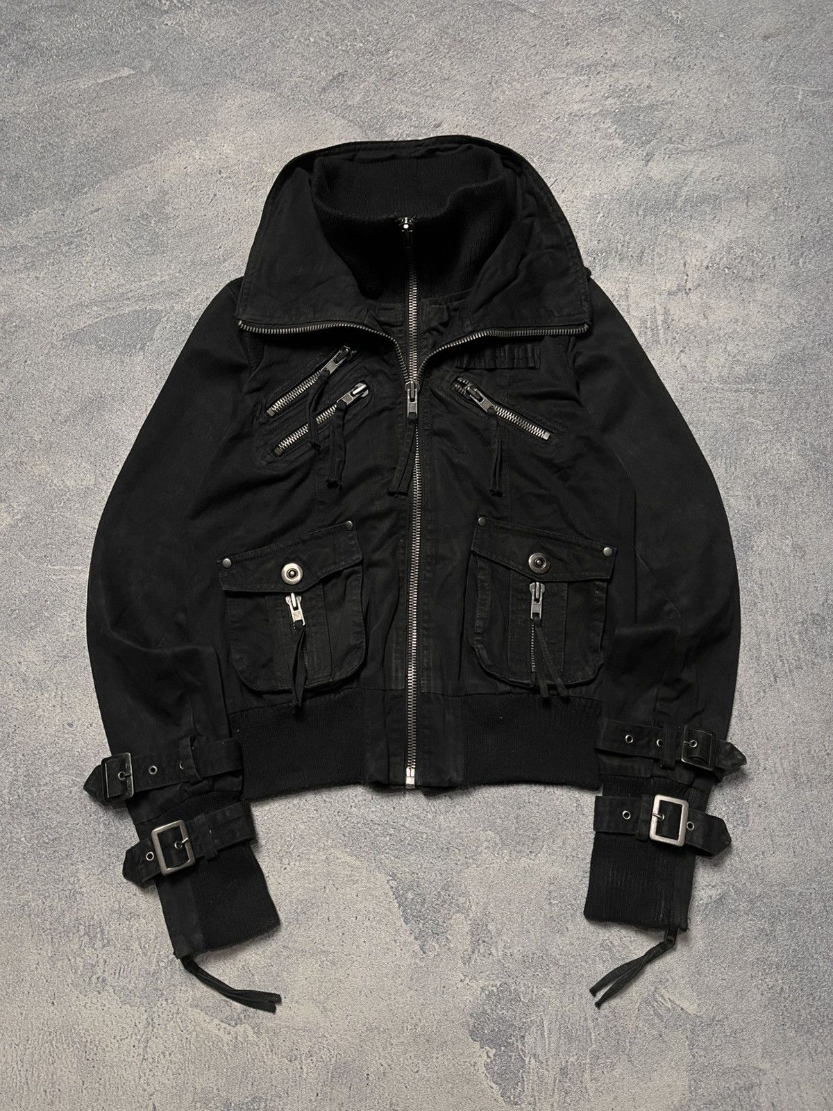 Le Grande Bleu (L.G.B.) Bondage Jacket Double Zipper CRYX LGB Style Size US S / EU 44-46 / 1 - 1 Thumbnail