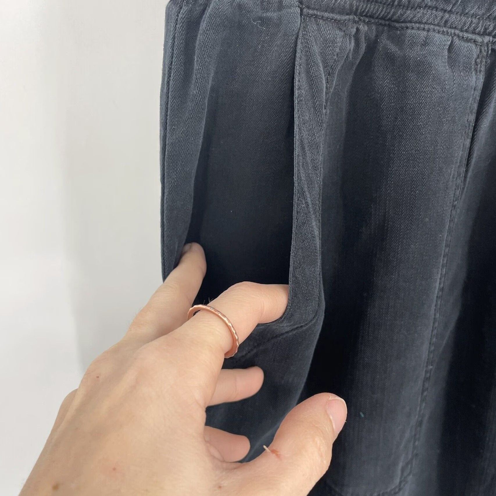 Vintage Carly Jean Pants Womens Large Navy Blue Joggers Tapered Drawstring Pockets 90s Cars Style Adult Regular Long Clothing Mens Womens Girls Boys Size 36" / US 14 / IT 50 - 5 Thumbnail