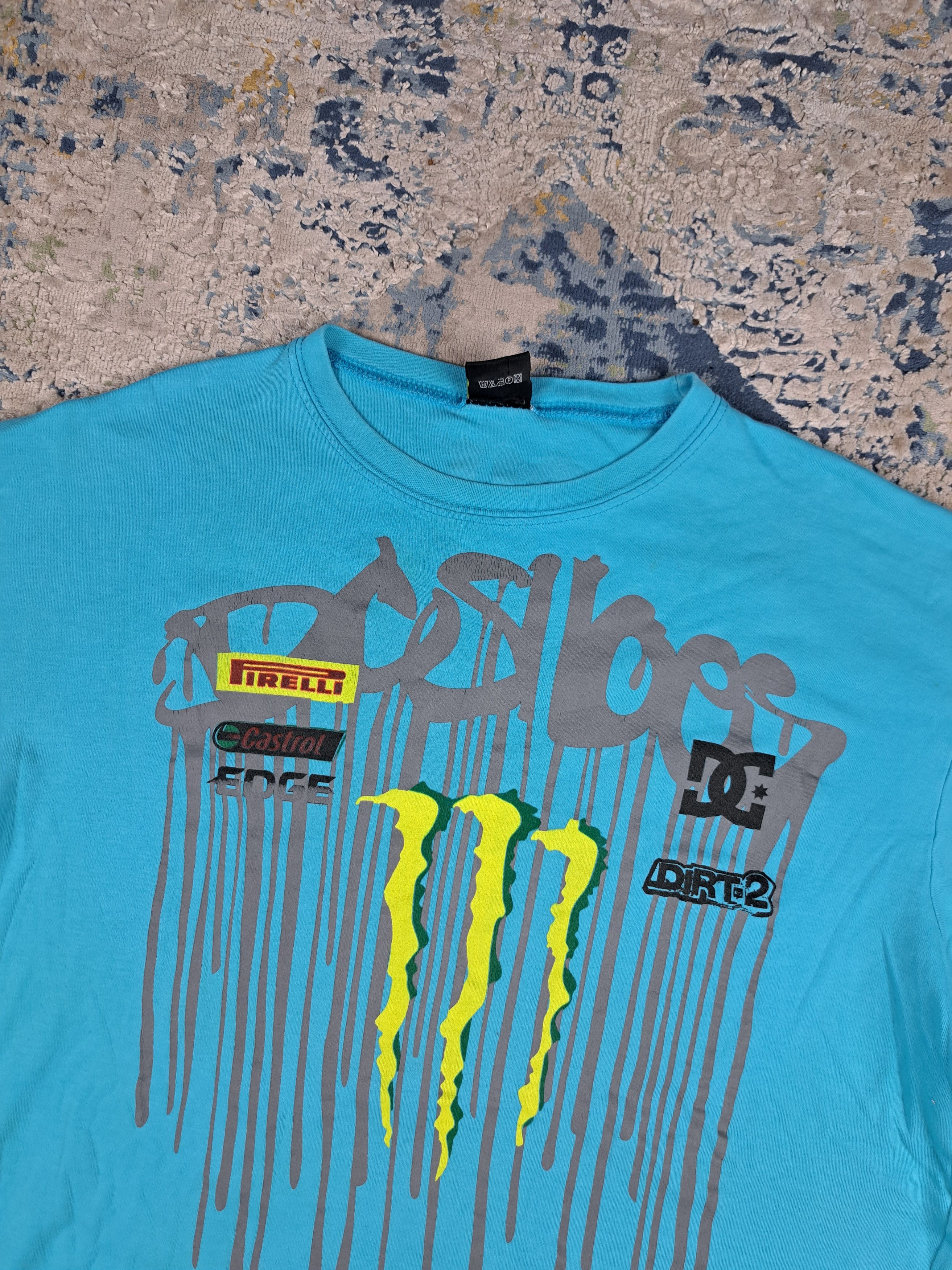 Vintage Monster Energy Drink Block 43 Racing Tee Motocross y2k Size US XL / EU 56 / 4 - 2 Thumbnail
