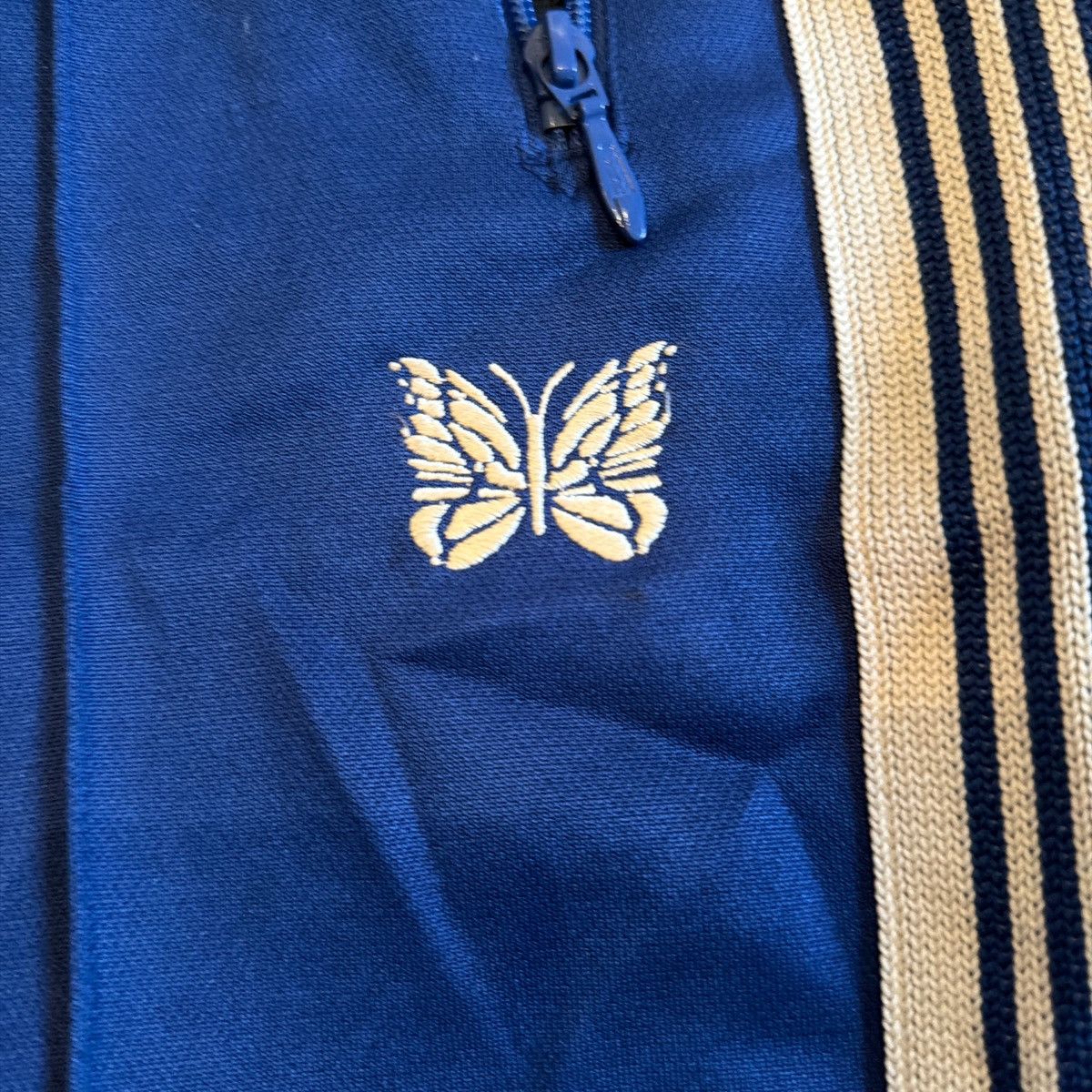 Needles Blue and White Needles Track Pants Size US 28 / EU 44 - 2 Thumbnail