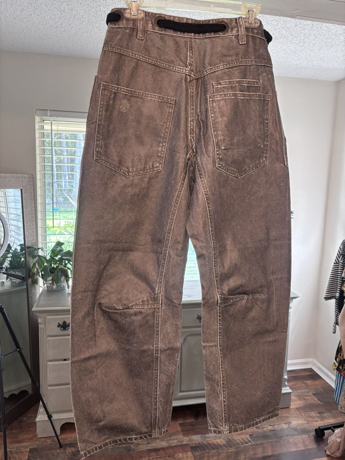 Free People Free people Moxie Barrel Pant- size 27 Size 27" / US 4 / IT 40 - 4 Thumbnail