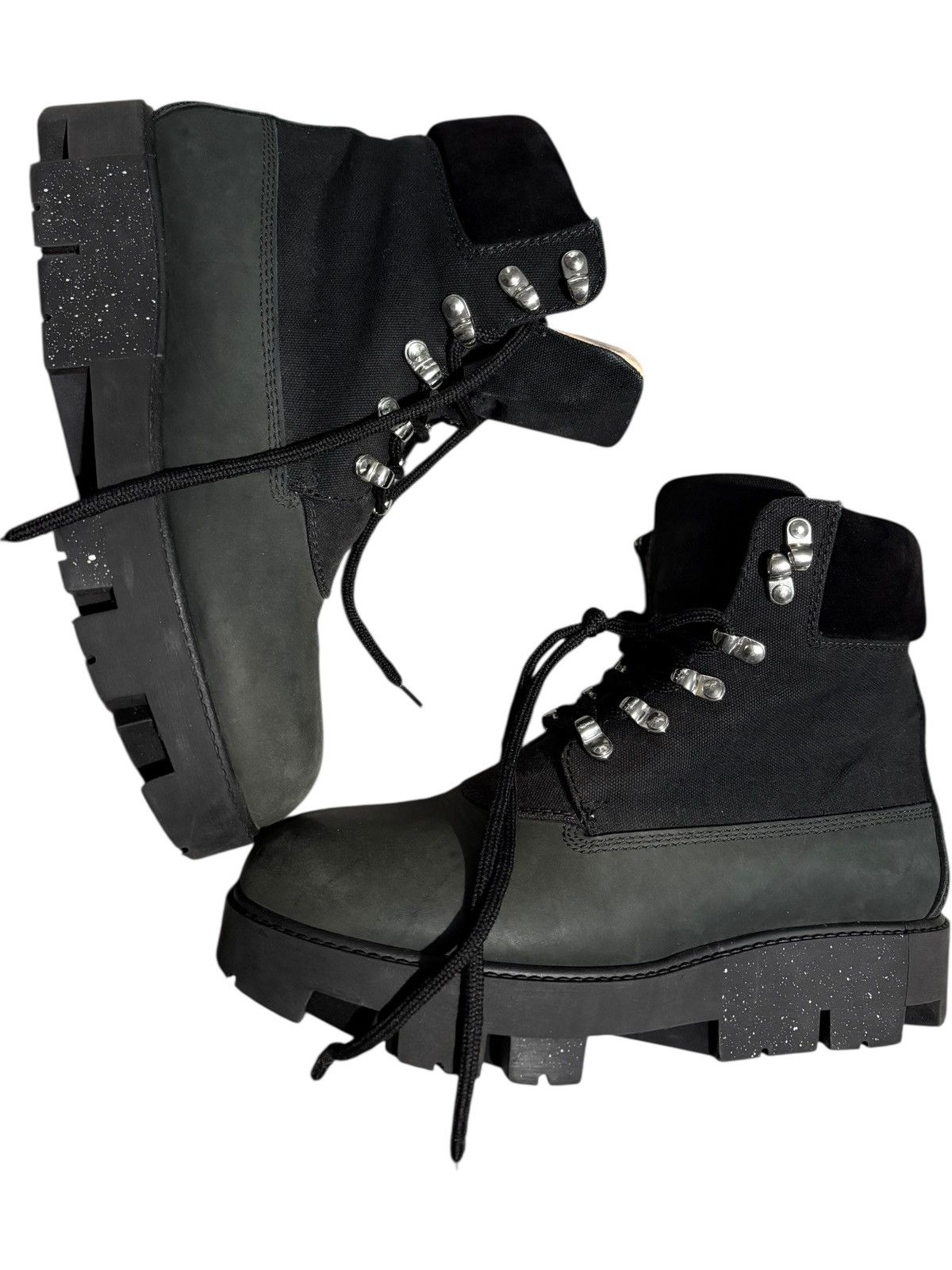 Acne Studios 40 Acne Studios Mountain Hiking Boots Leather Tractor tooth Size US 7 / EU 40 - 1 Thumbnail
