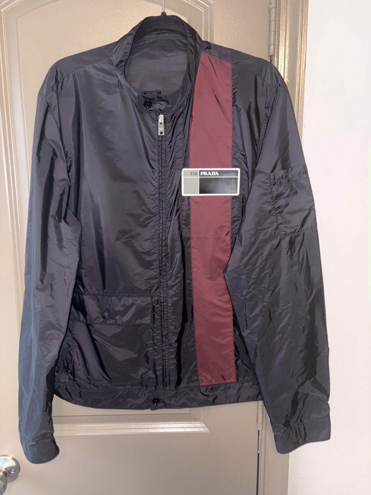 PRADA コート　Art.SGV732　ブラック　Lサイズ　プラダ Prada Prada Black Light Jacket Art.SGV732 | Grailed