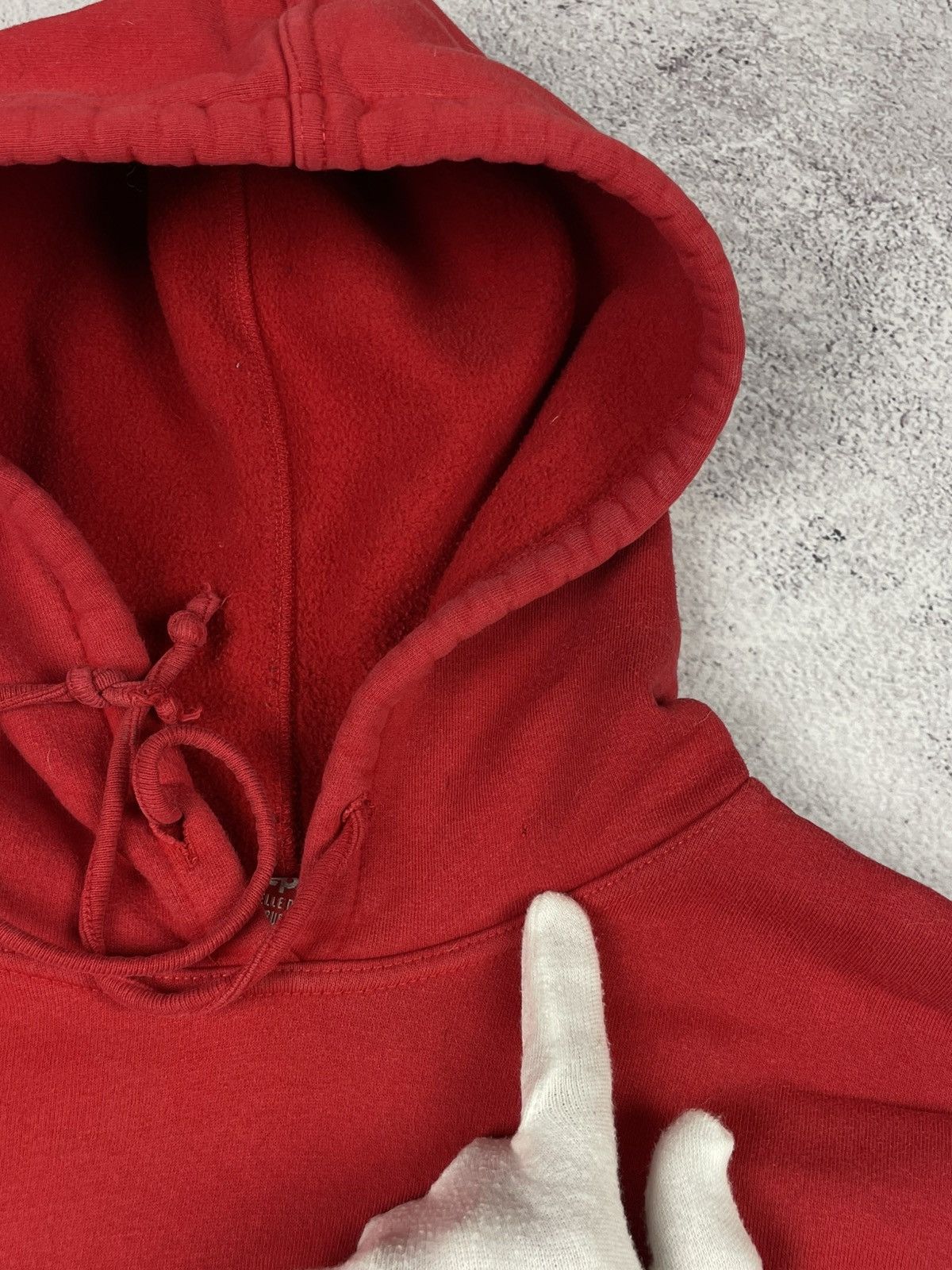 Pelle Pelle × Vintage Vintage Pelle Pelle Mens Hoodie Red Size Small Size US M / EU 48-50 / 2 - 8 Thumbnail