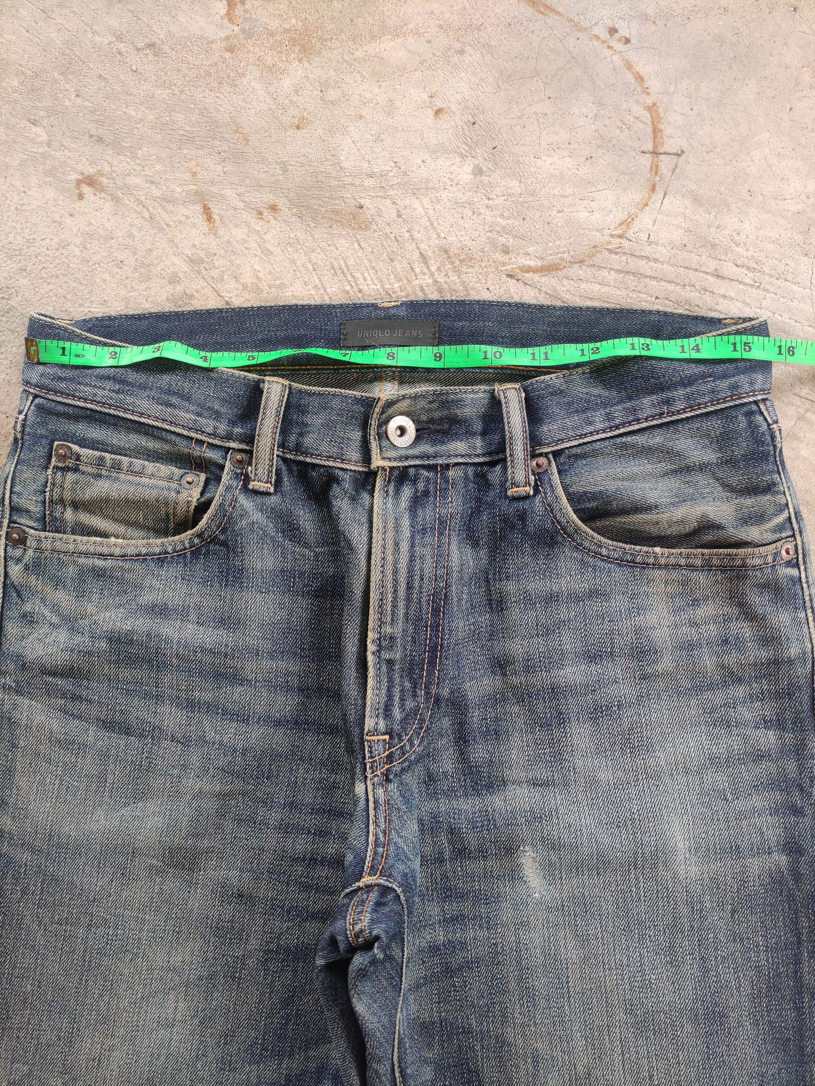 Japanese Brand Vintage Japanese Jean Distressed Faded Denim Pants Size US 31 - 6 Thumbnail