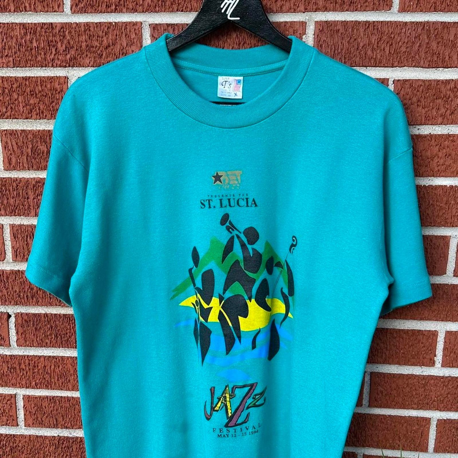 Vintage Vintage 1994 BET jazz festival promo heavyweight art tee Size US L / EU 52-54 / 3 - 2 Thumbnail