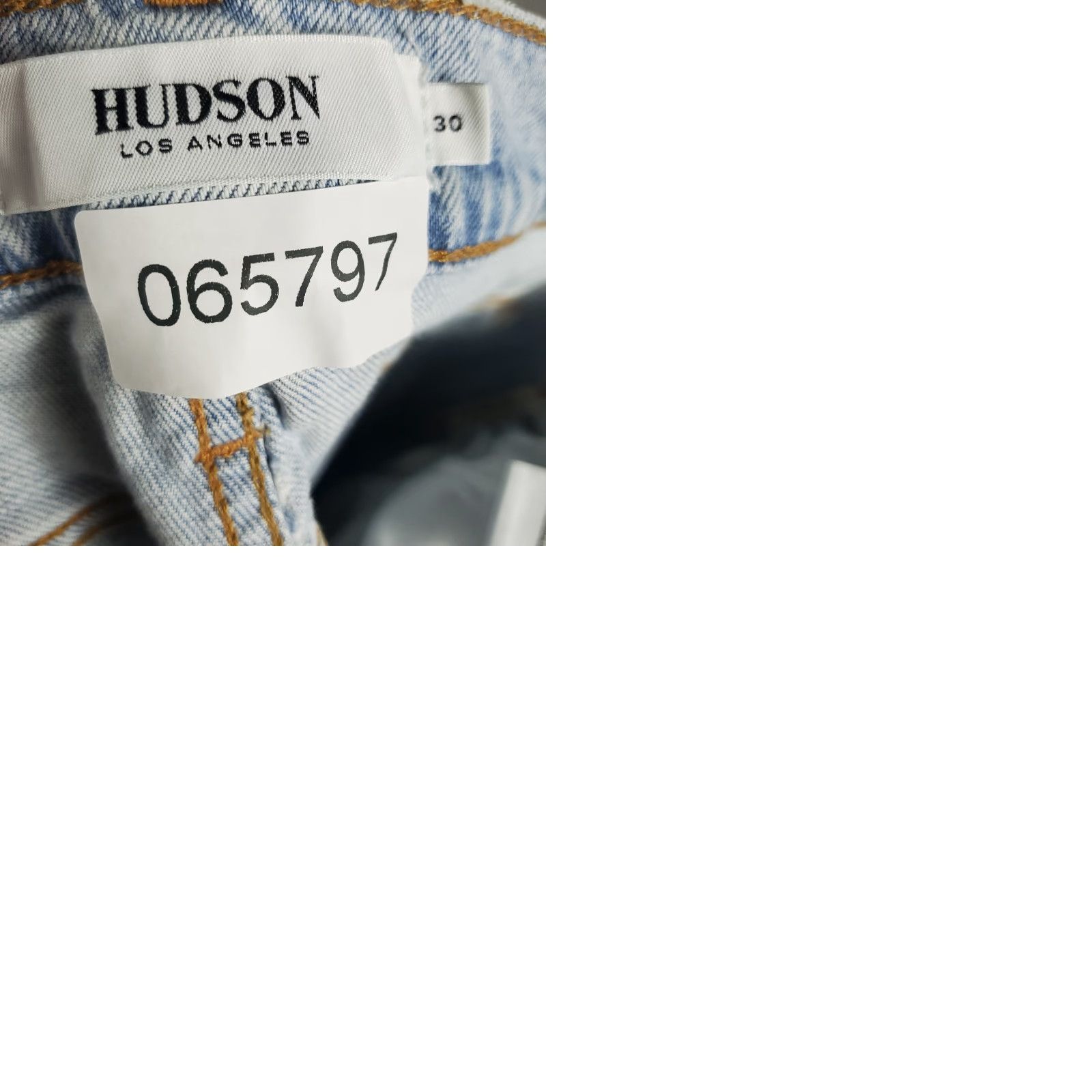 Hudson Hudson Jeans Mens Size 30x30 Blue Distressed Blake Slim Straight Denim Pants Size US 30 / EU 46 - 10 Thumbnail
