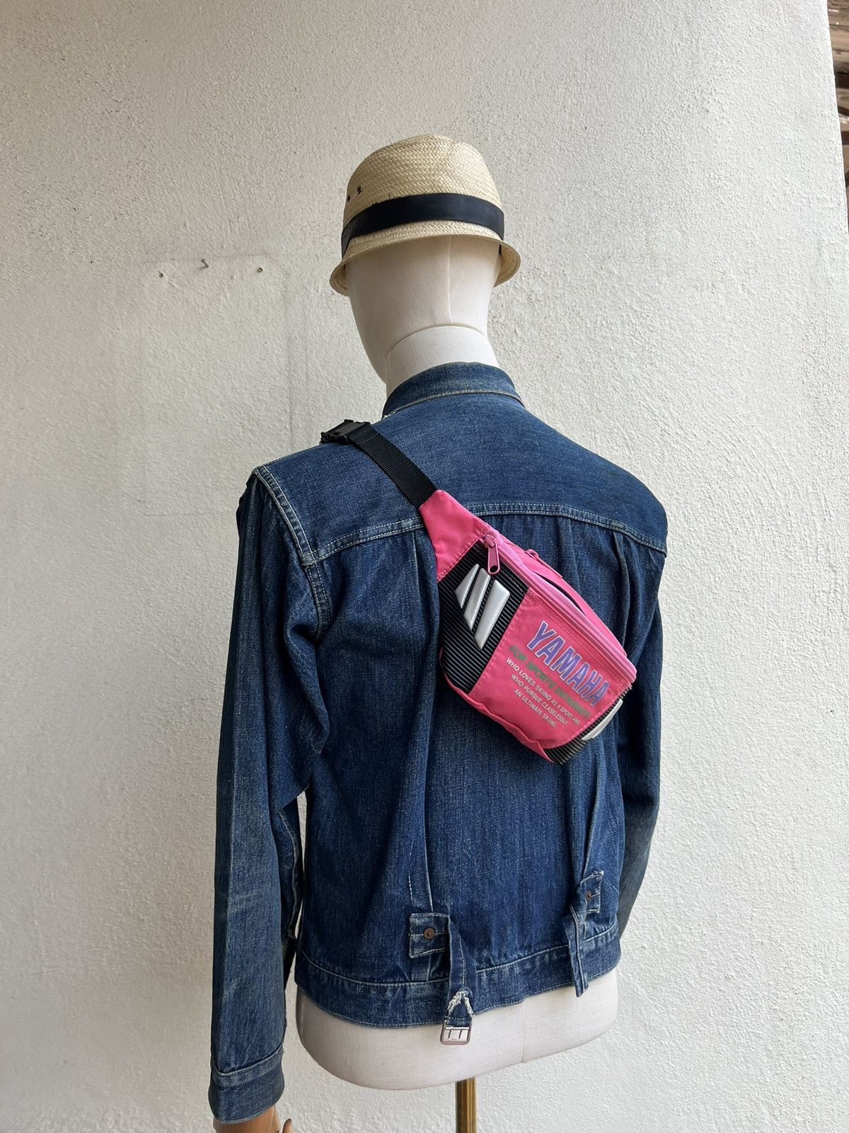 Vintage Vintage 90s Yamaha Japan Pink Waist Bag Size ONE SIZE - 6 Thumbnail
