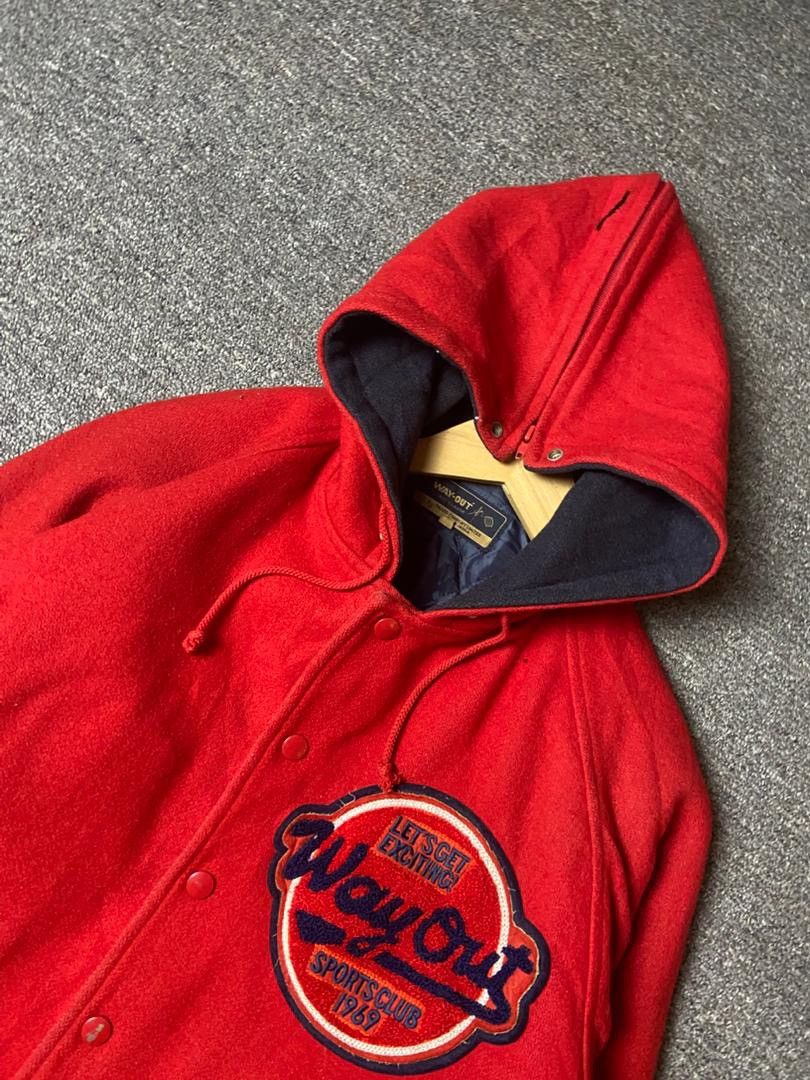 Japanese Brand Way Out Japanese Brand Wool Blend Varsity Jacket (178) Size US M / EU 48-50 / 2 - 11 Thumbnail